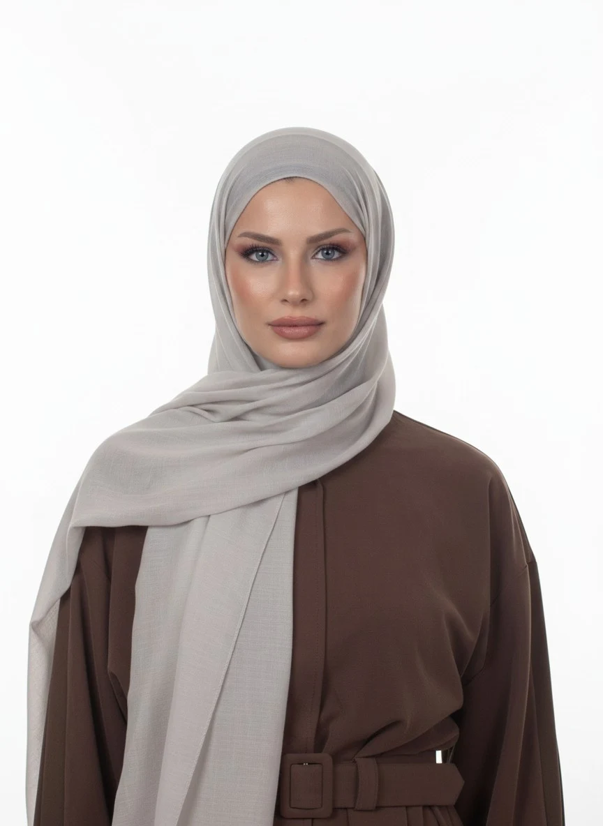 Harem Scarf Allya Şal Gümüş