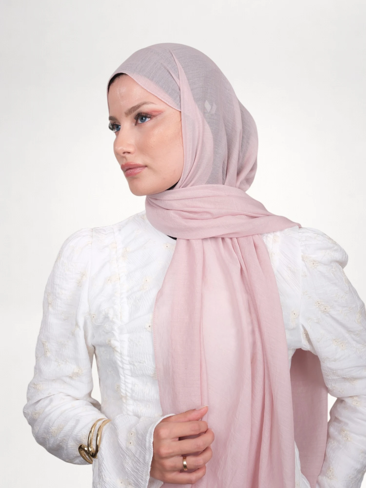 Harem Scarf Allya Şal Pudra