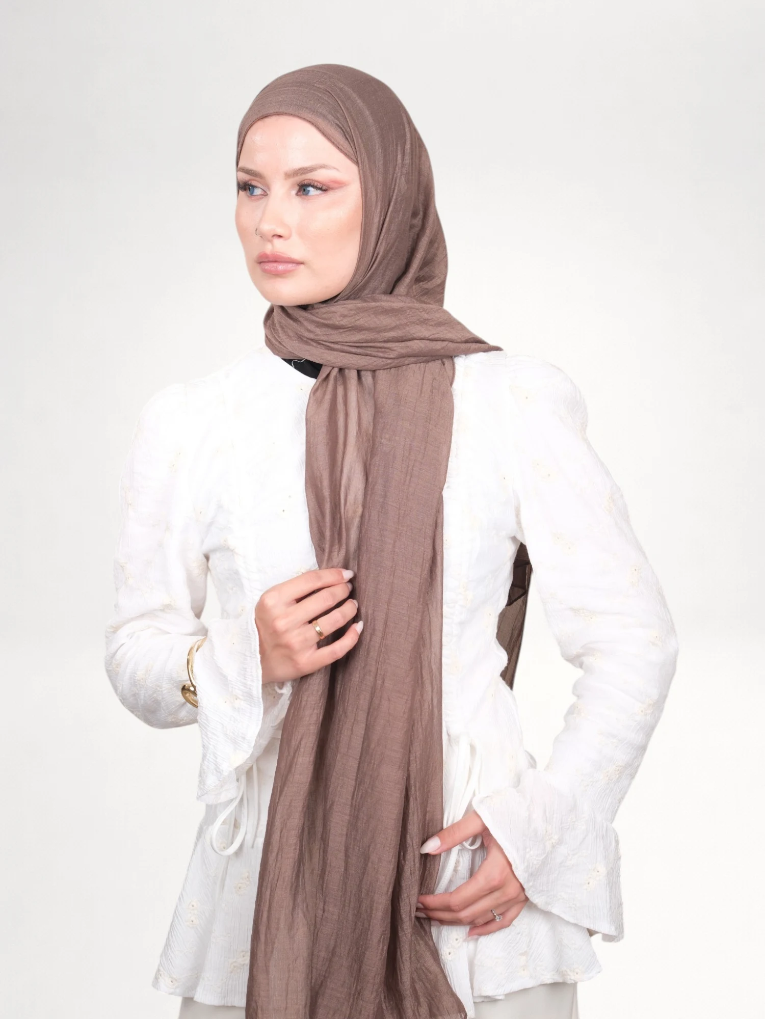 Harem Scarf Allya Şal Ky.Vizon
