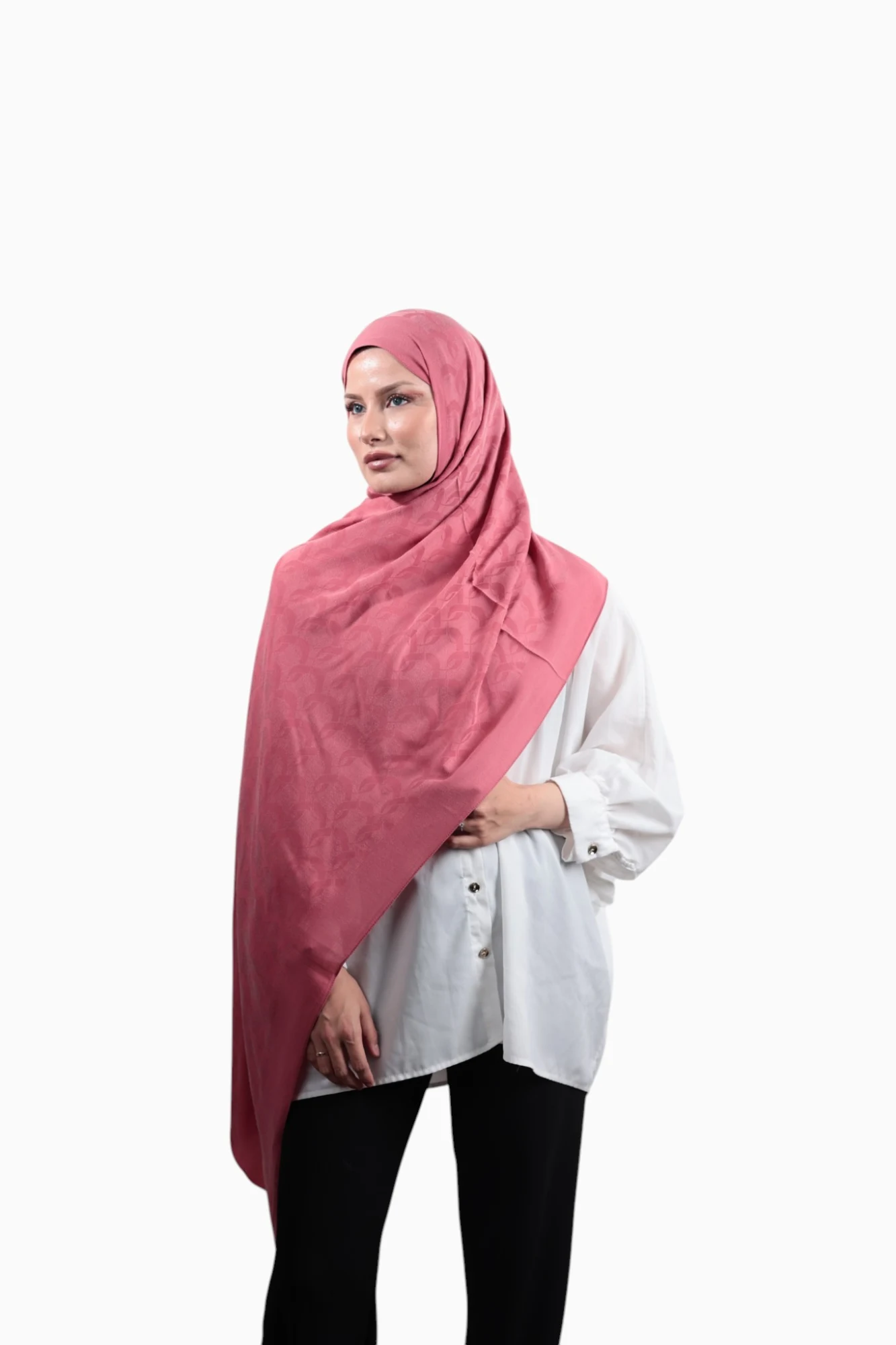 Armine Cupra Şal Gül Kurusu