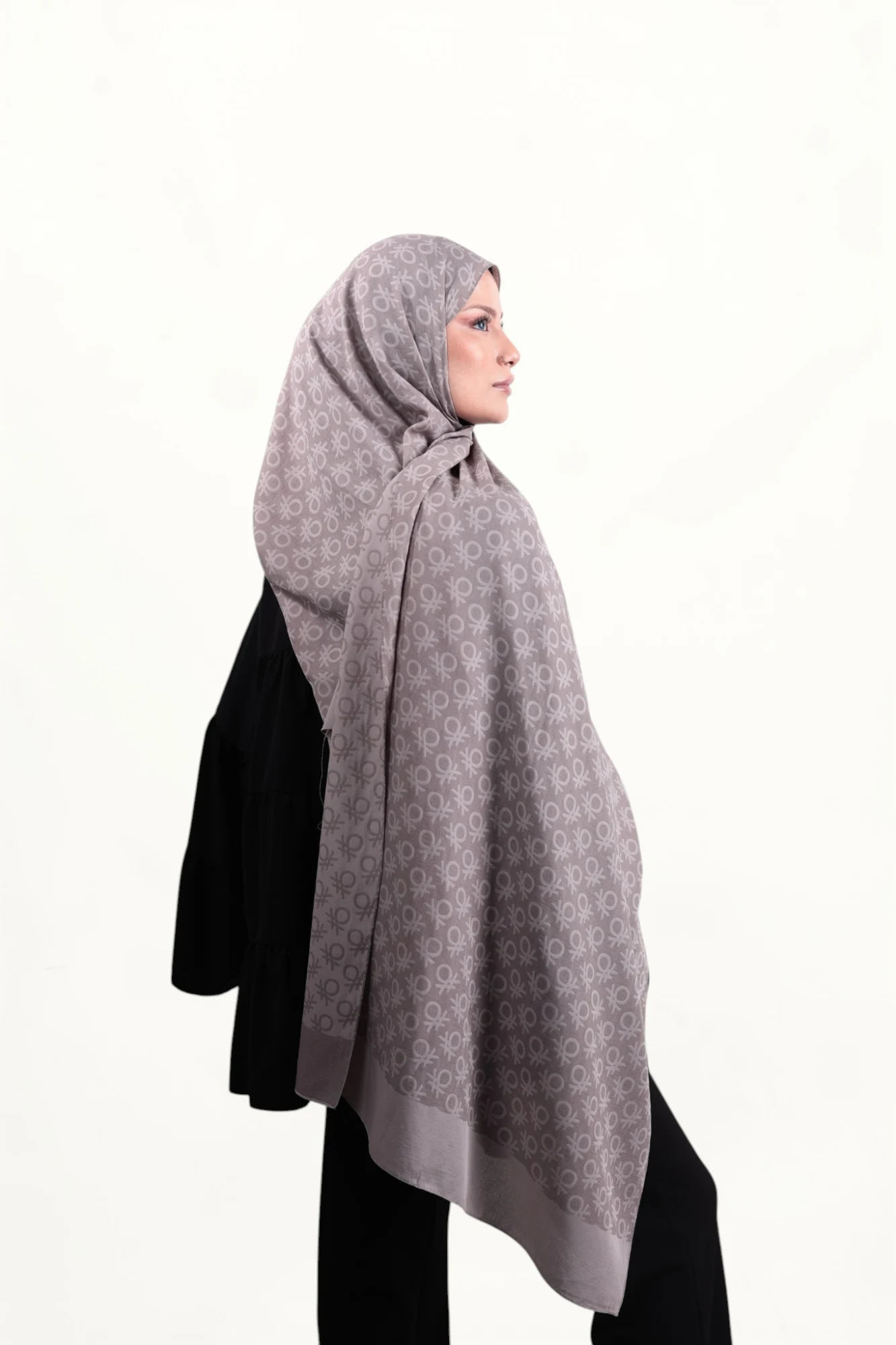 Benetton Elegante Şal Uno Açık Vizon