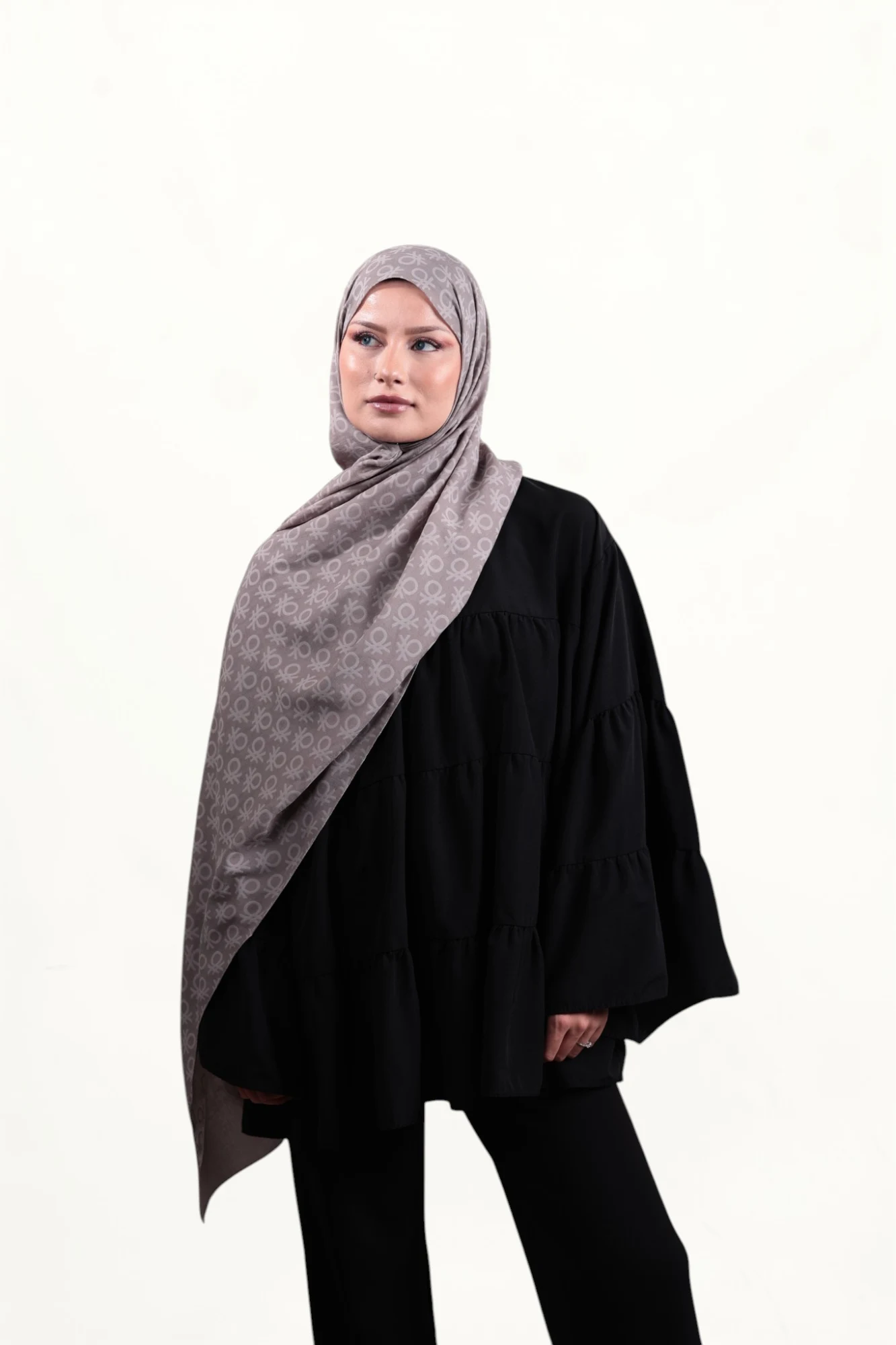 Benetton Elegante Şal Uno Açık Vizon