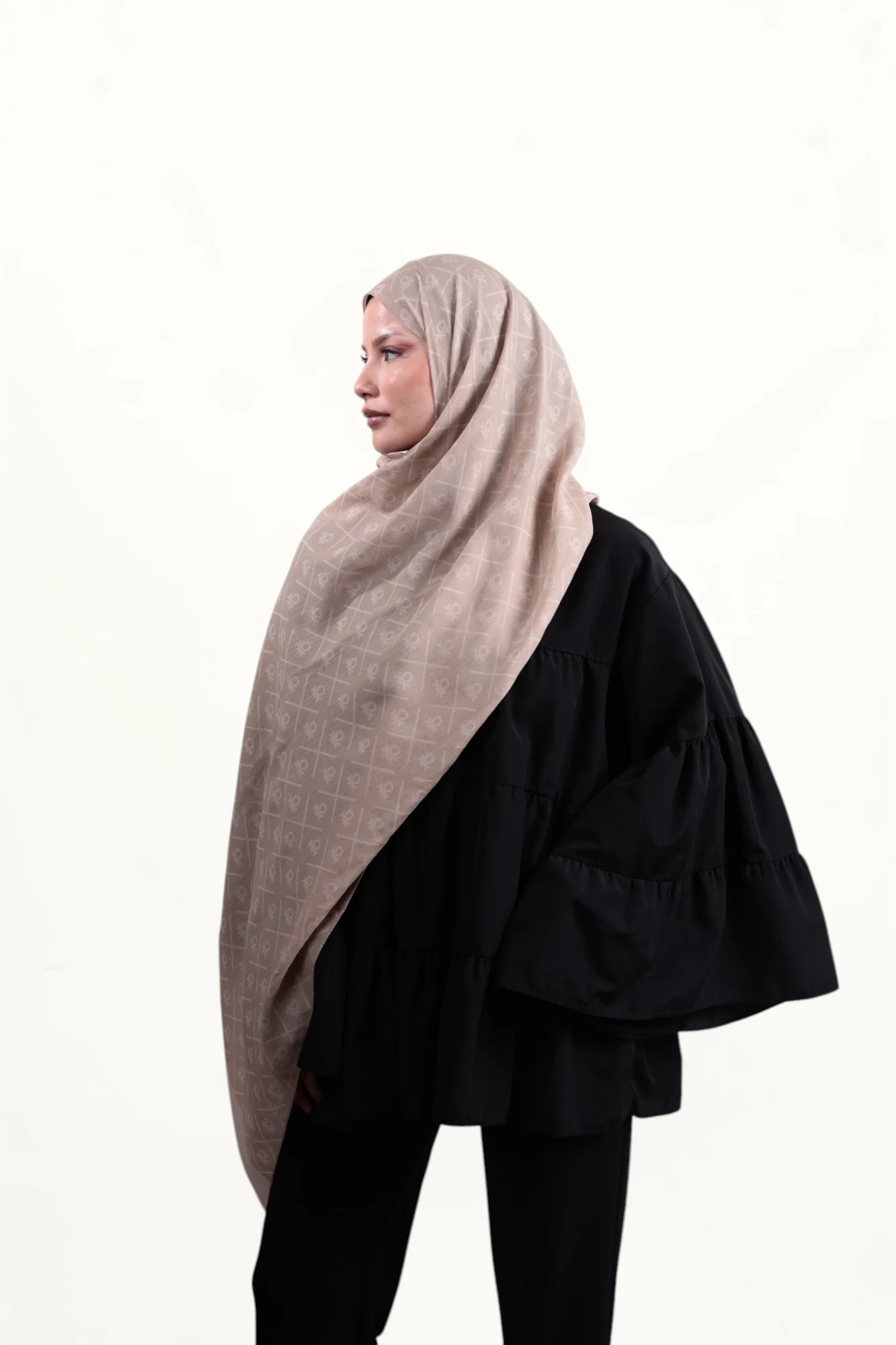 Benetton Elegante Dos Şal Vizon