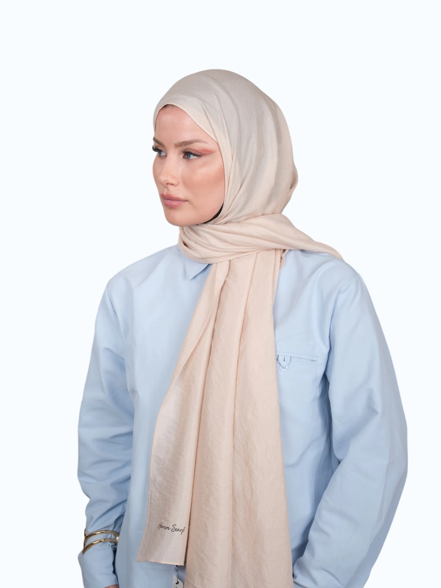 Harem Scarf Brisa Vual Şal Kum Beji
