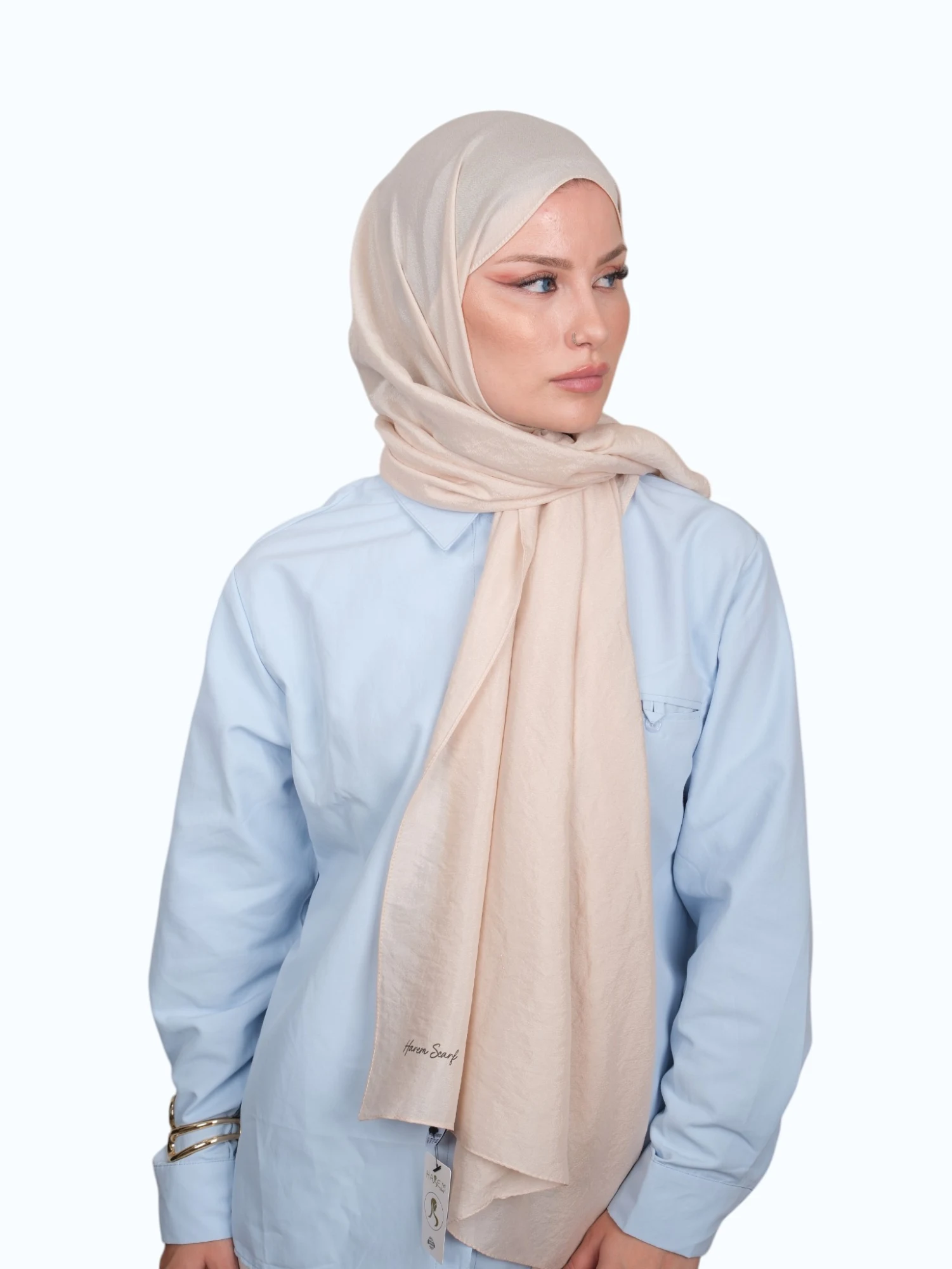 Harem Scarf Brisa Vual Şal Kum Beji