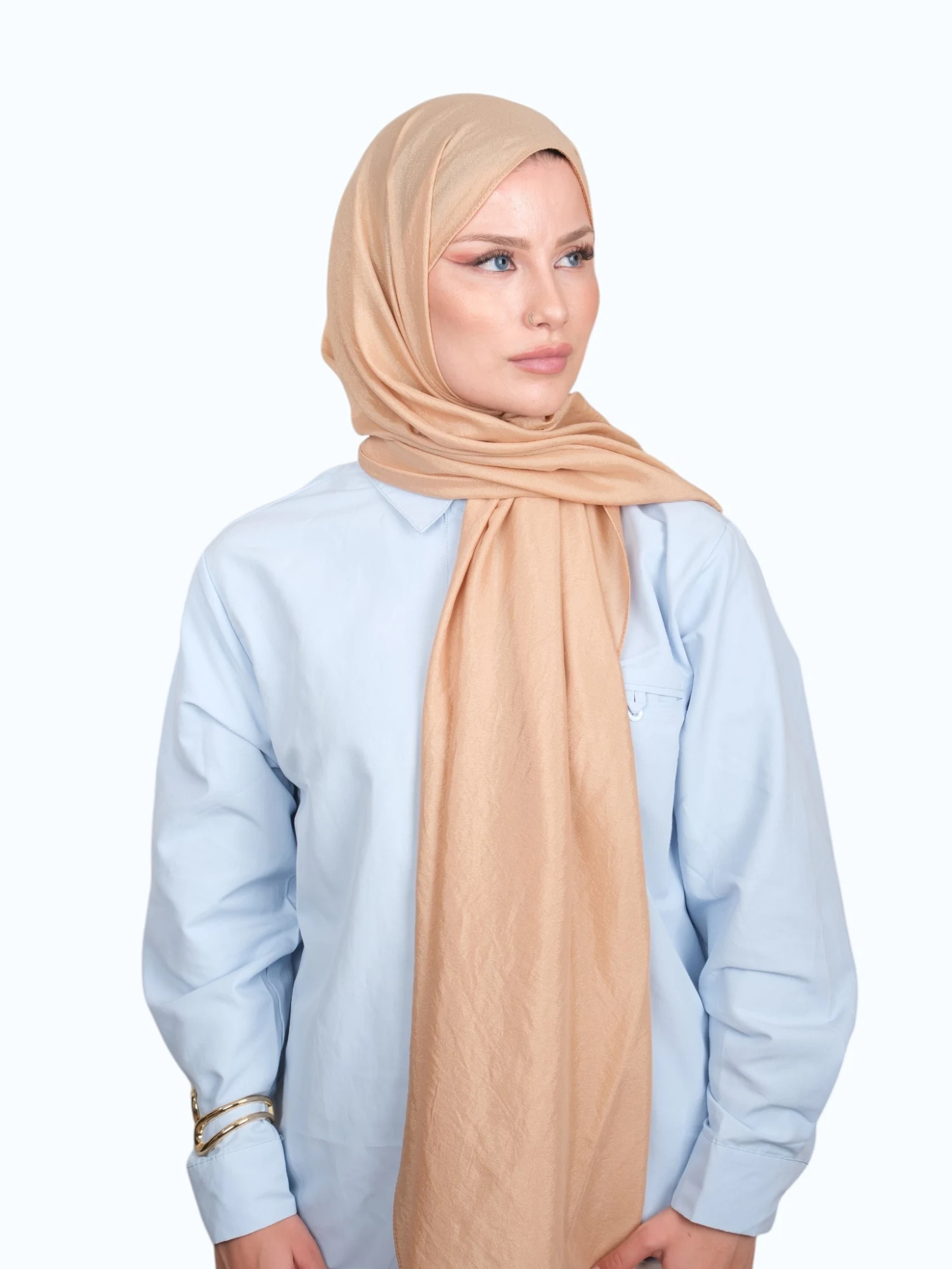 Harem Scarf Brisa Vual Şal Cappucino