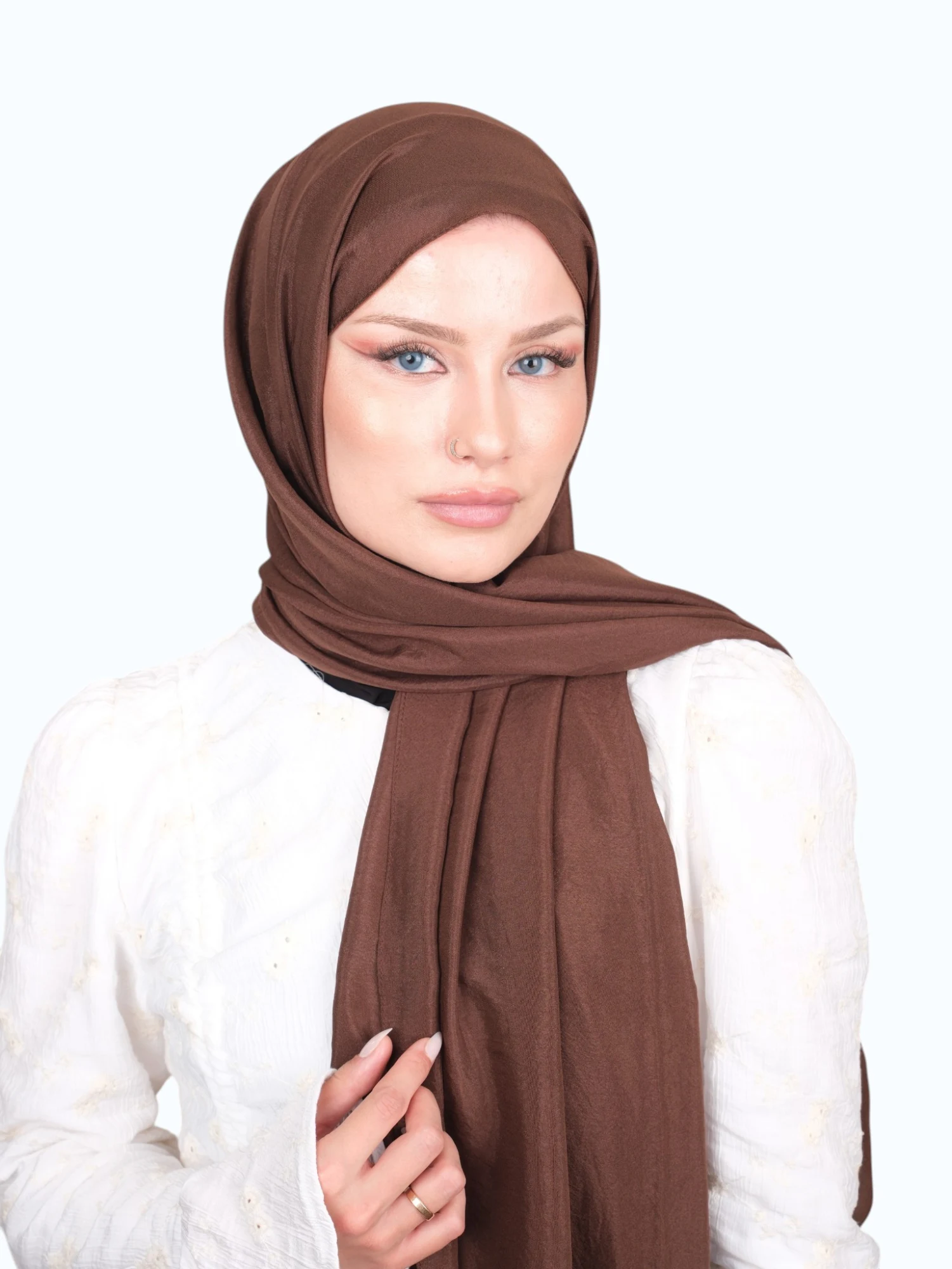 Harem Scarf Brisa Vual Şal Acı Kahve