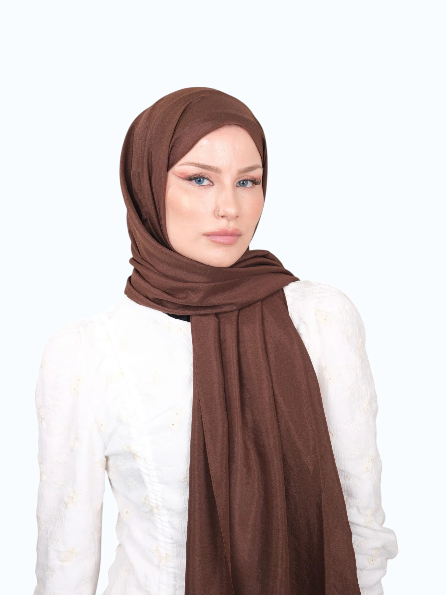 Harem Scarf Brisa Vual Şal Acı Kahve