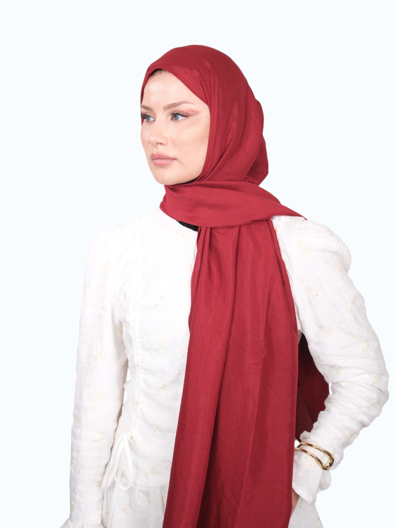 Harem Scarf Brisa Vual Şal Bordo