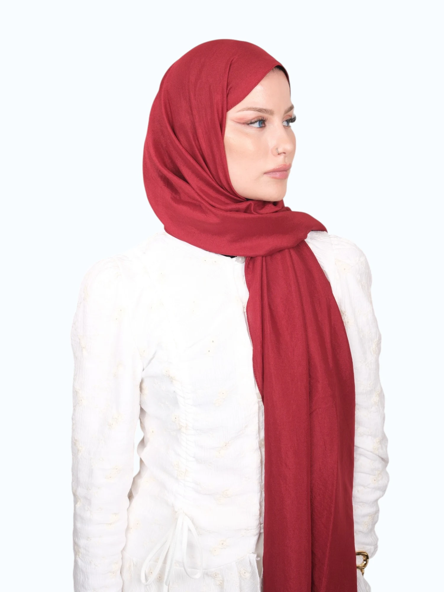 Harem Scarf Brisa Vual Şal Bordo