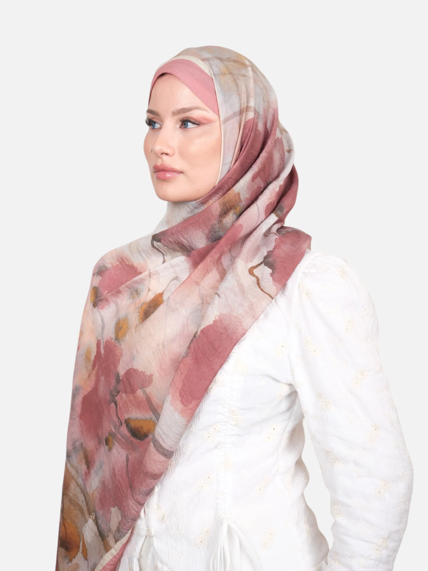Harem Scarf Bianca Tencel Şal Pembe