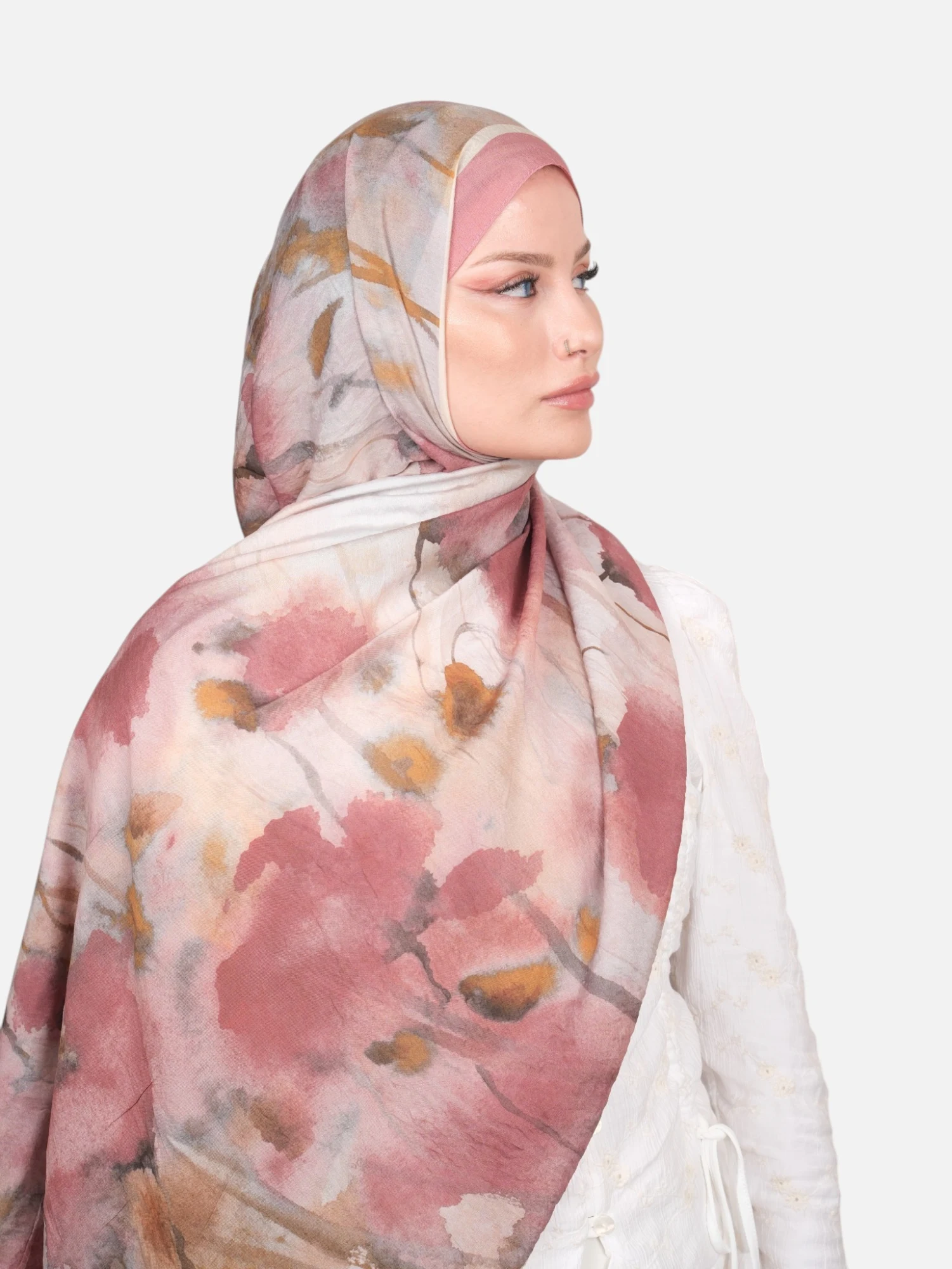 Harem Scarf Bianca Tencel Şal Pembe