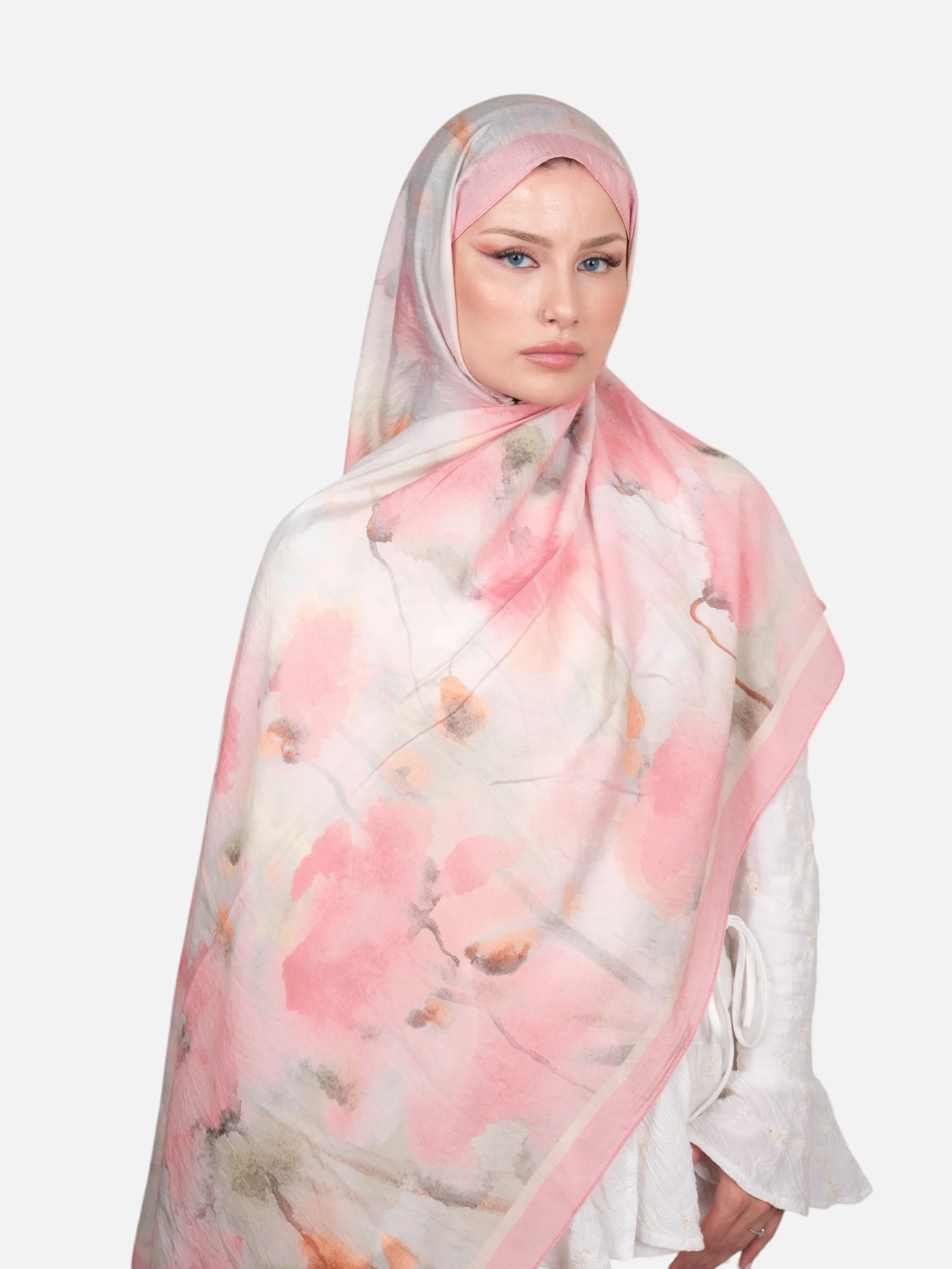 Harem Scarf Bianca Tencel Şal Pembe