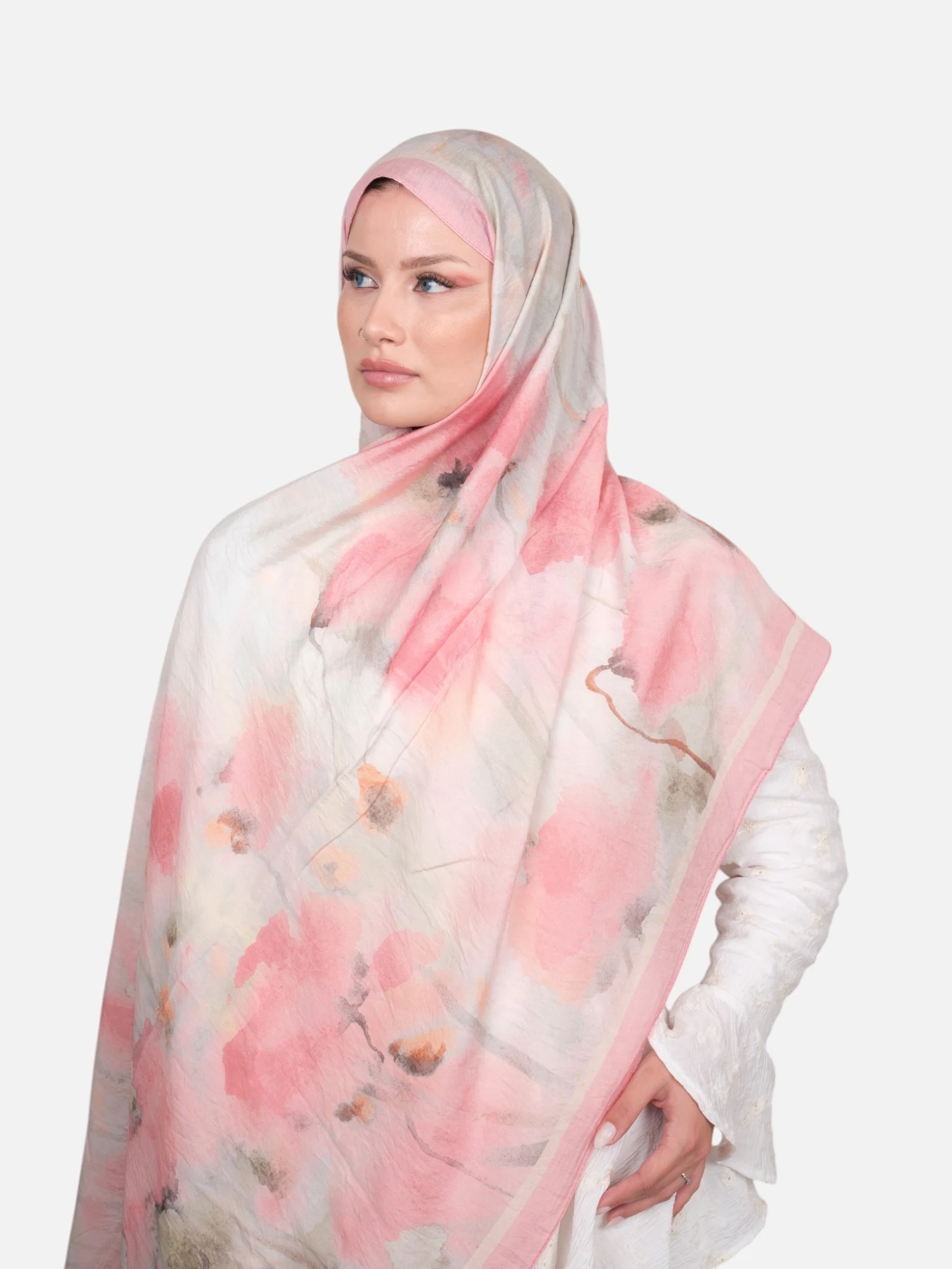 Harem Scarf Bianca Tencel Şal Pembe