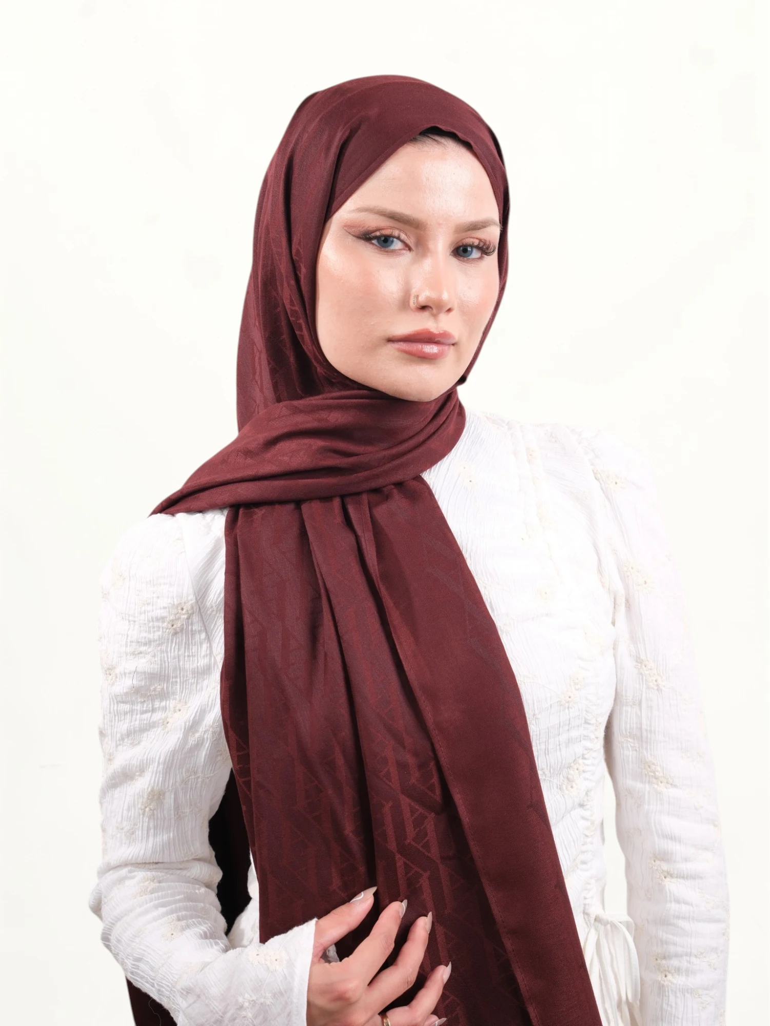 Armine Edition Şal Bordo