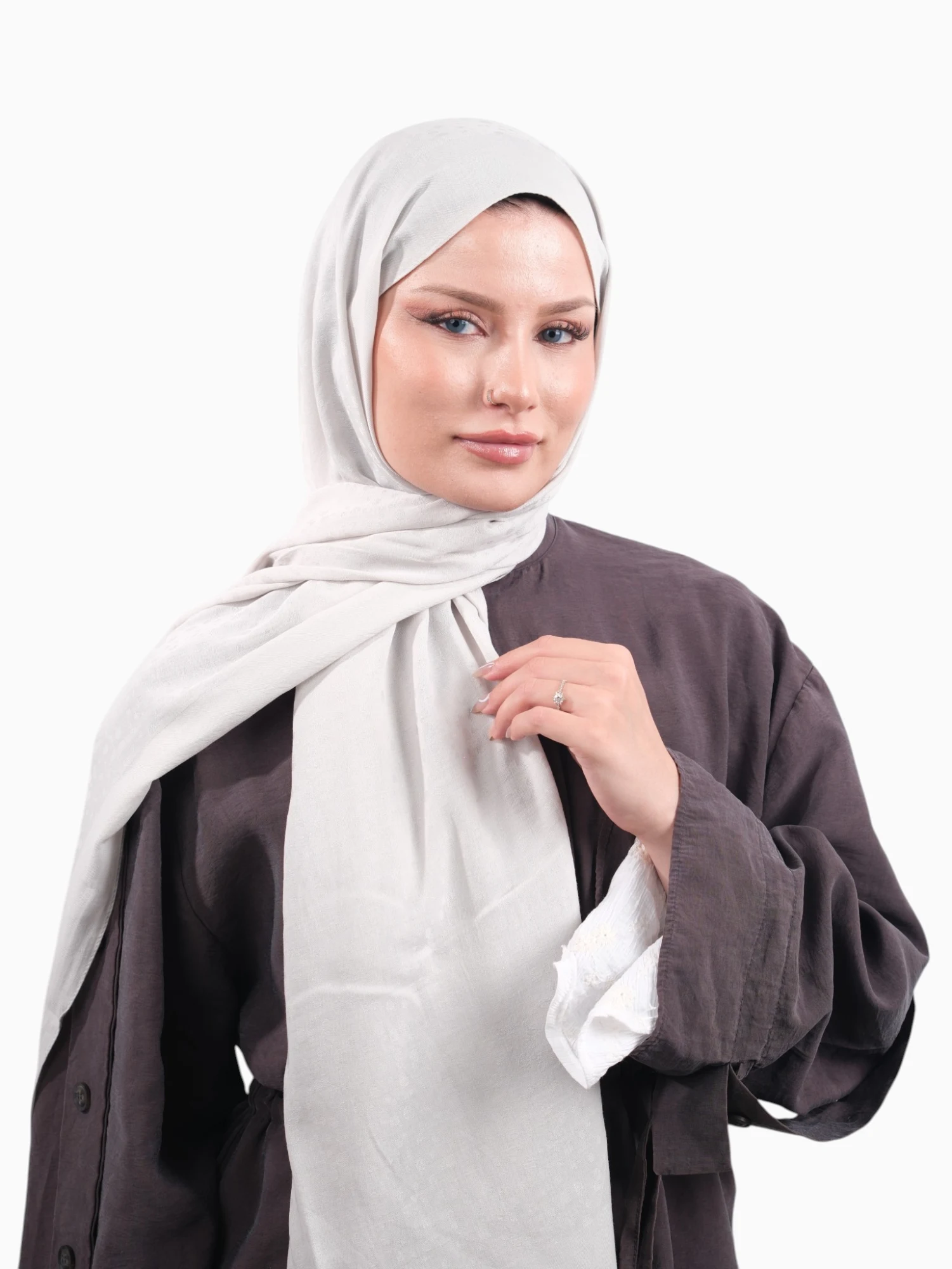 Armine Bambu Cotton Şal Bej