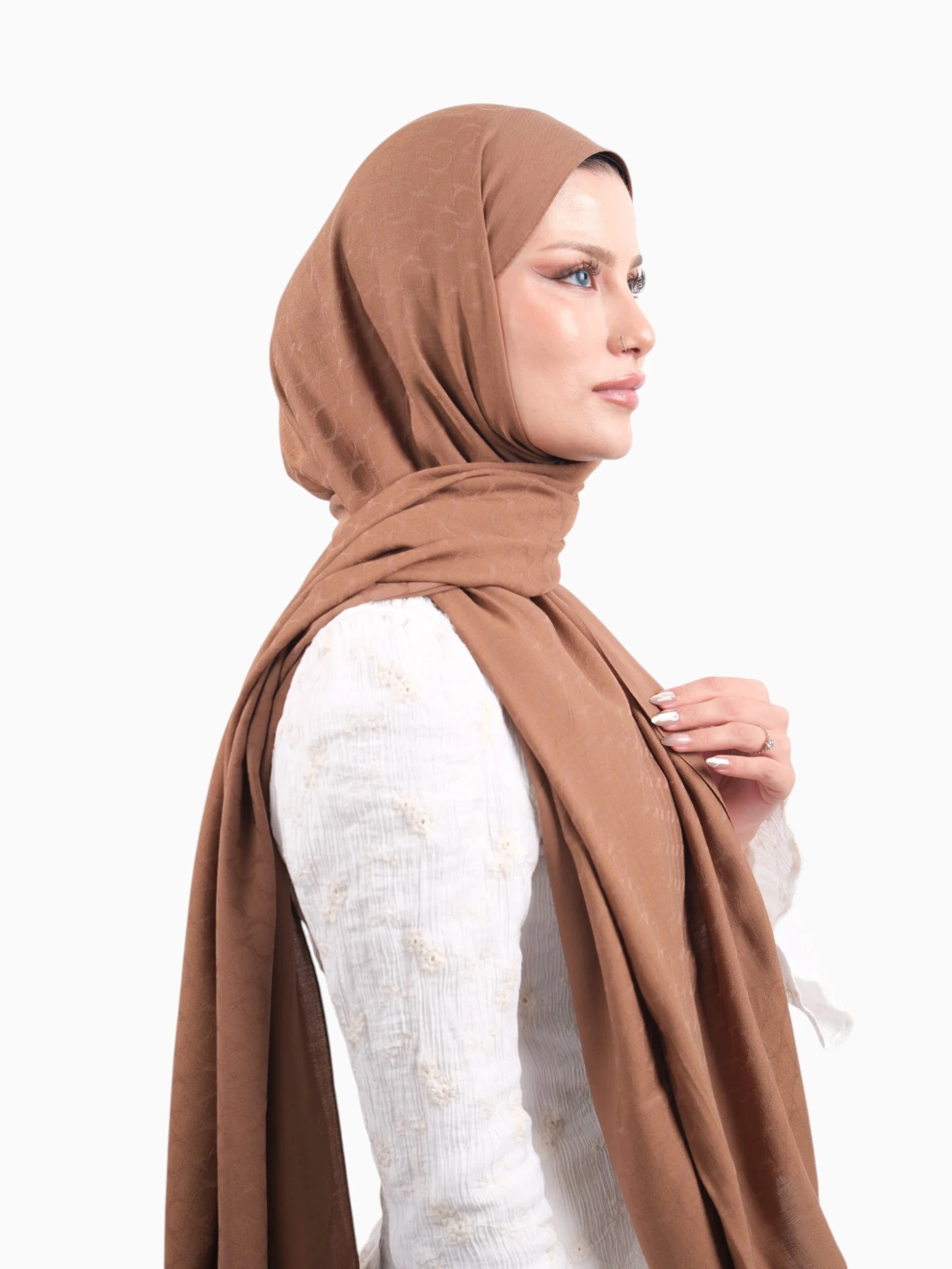 Armine Bambu Cotton Şal Latte