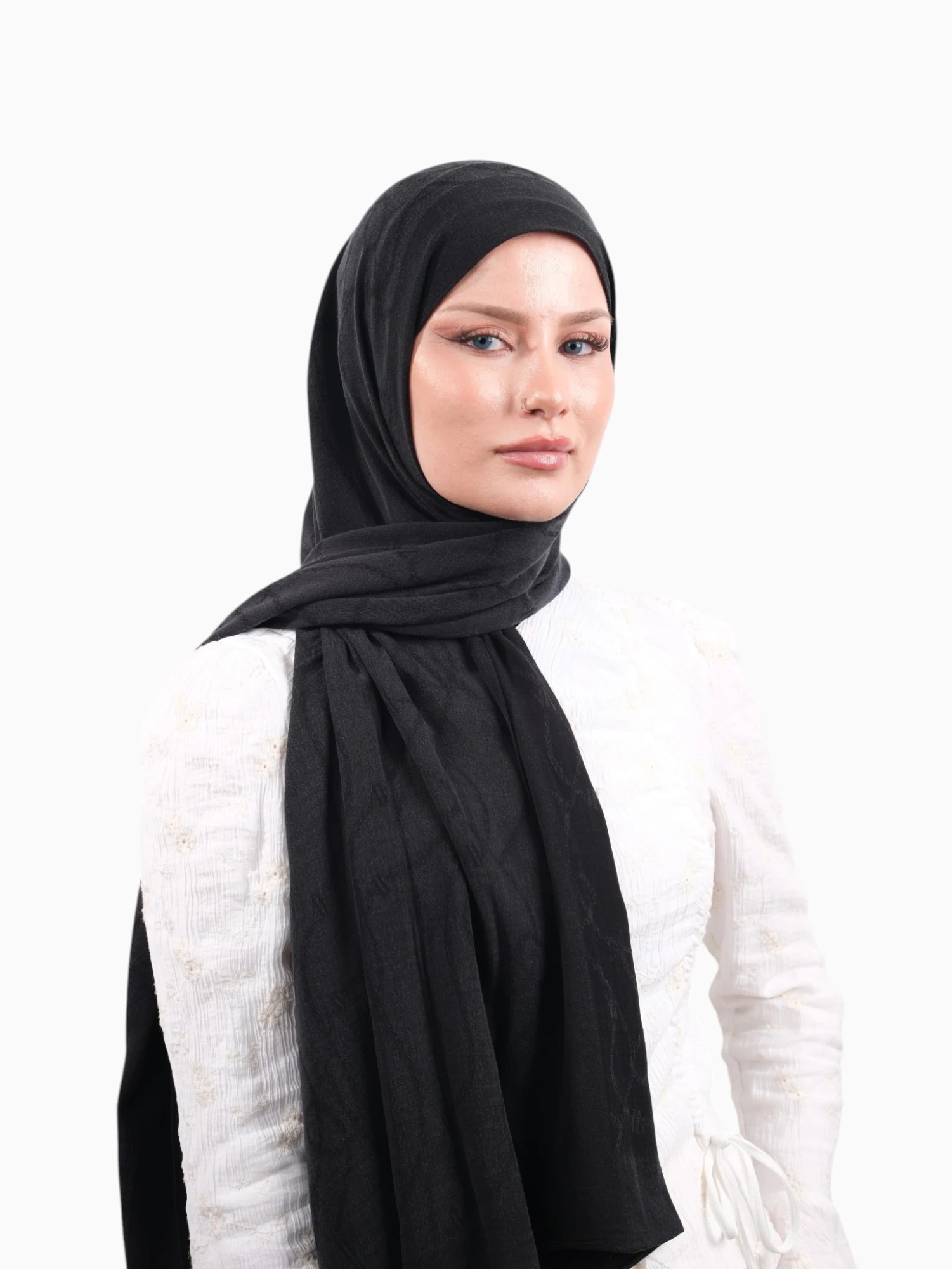 Armine Cupra Cool Şal Siyah00