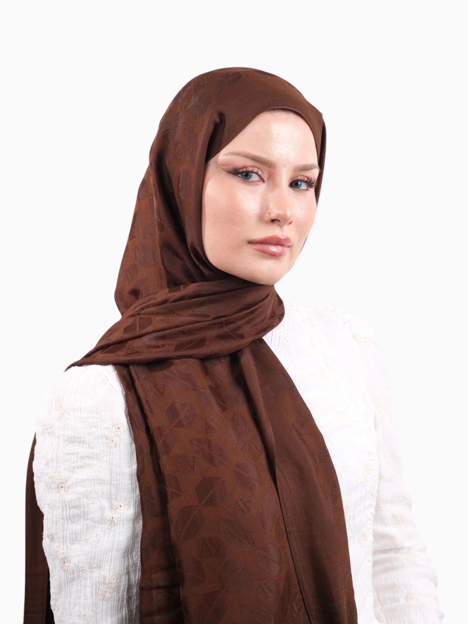 Armine Visse Şal Kahverengi