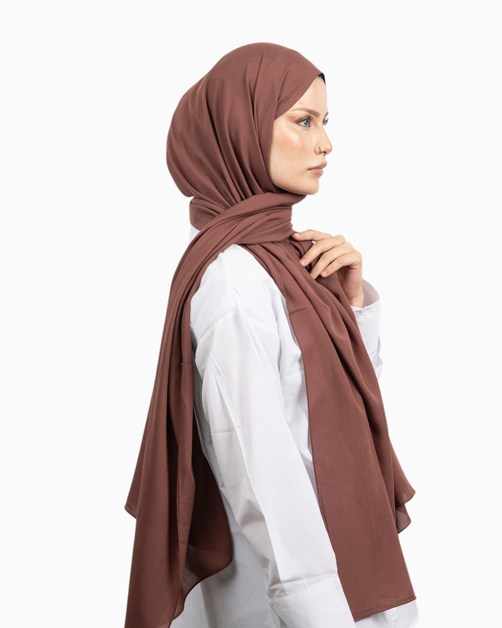 Belli Fresh Viskon Şal Kahve-6708