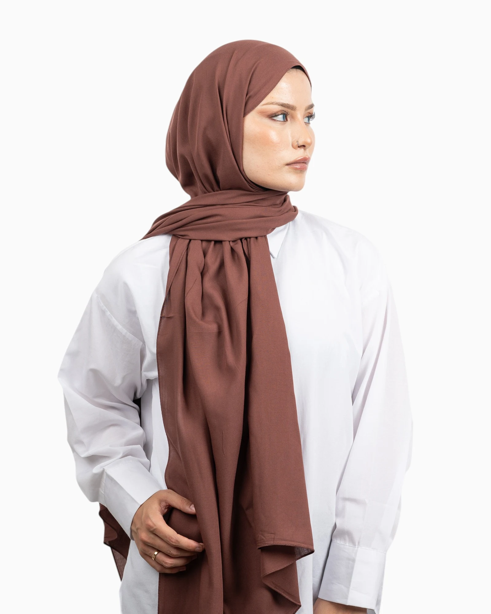 Belli Fresh Viskon Şal Kahve-6708