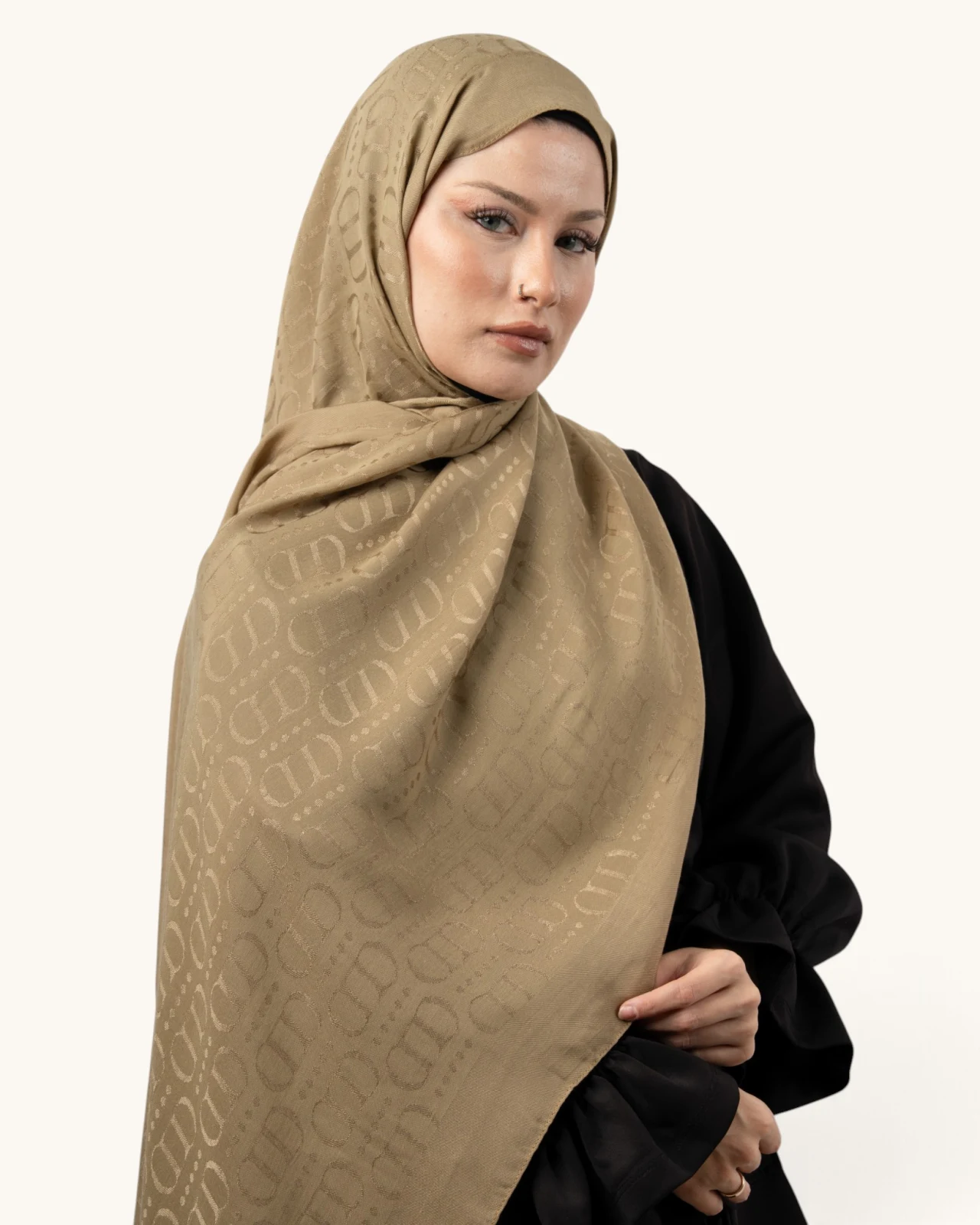 Carell Liora Pamuk Luxe Şal Ceviz