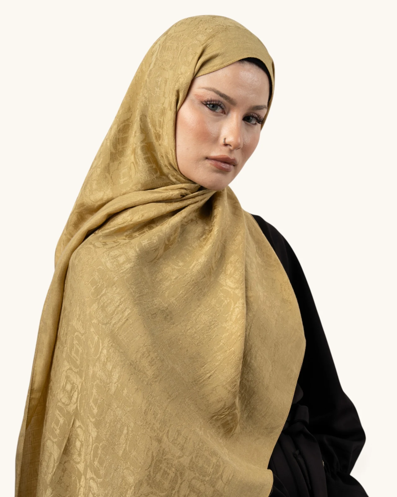 Carell Liora Pamuk Şal Gold