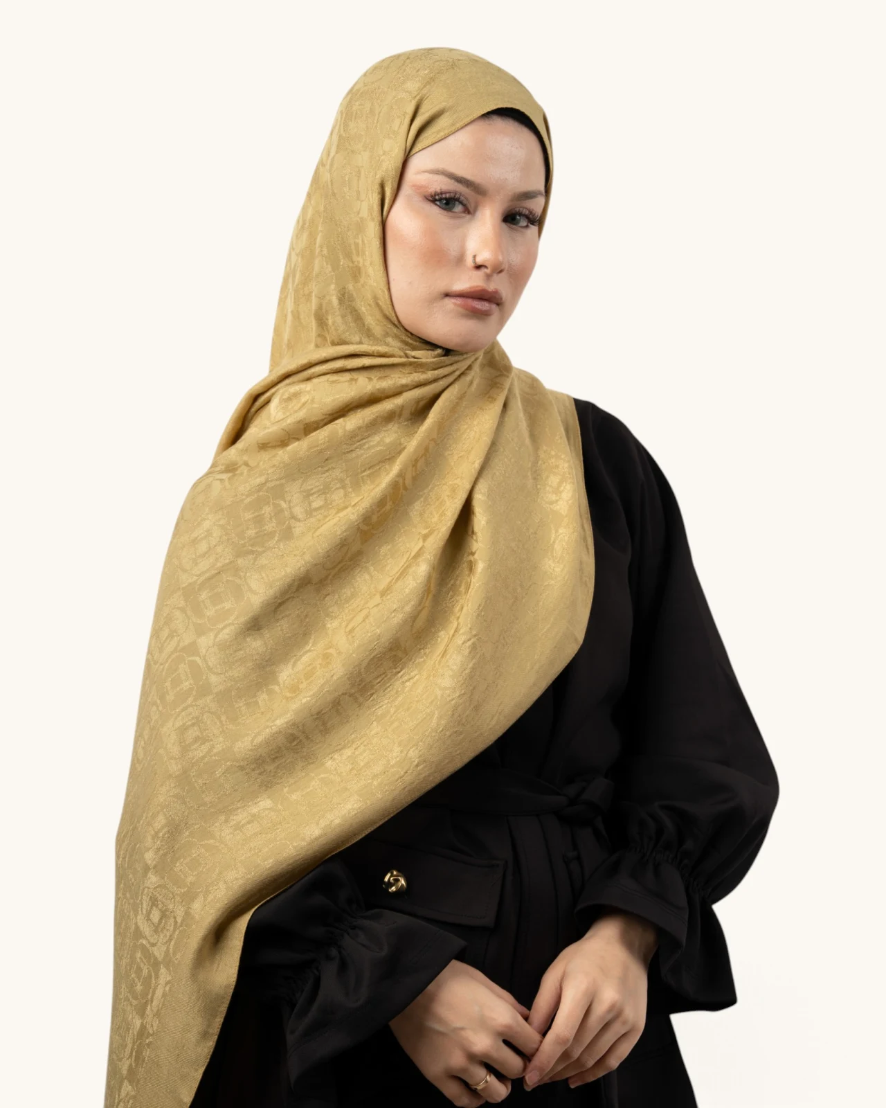 Carell Liora Pamuk Şal Gold