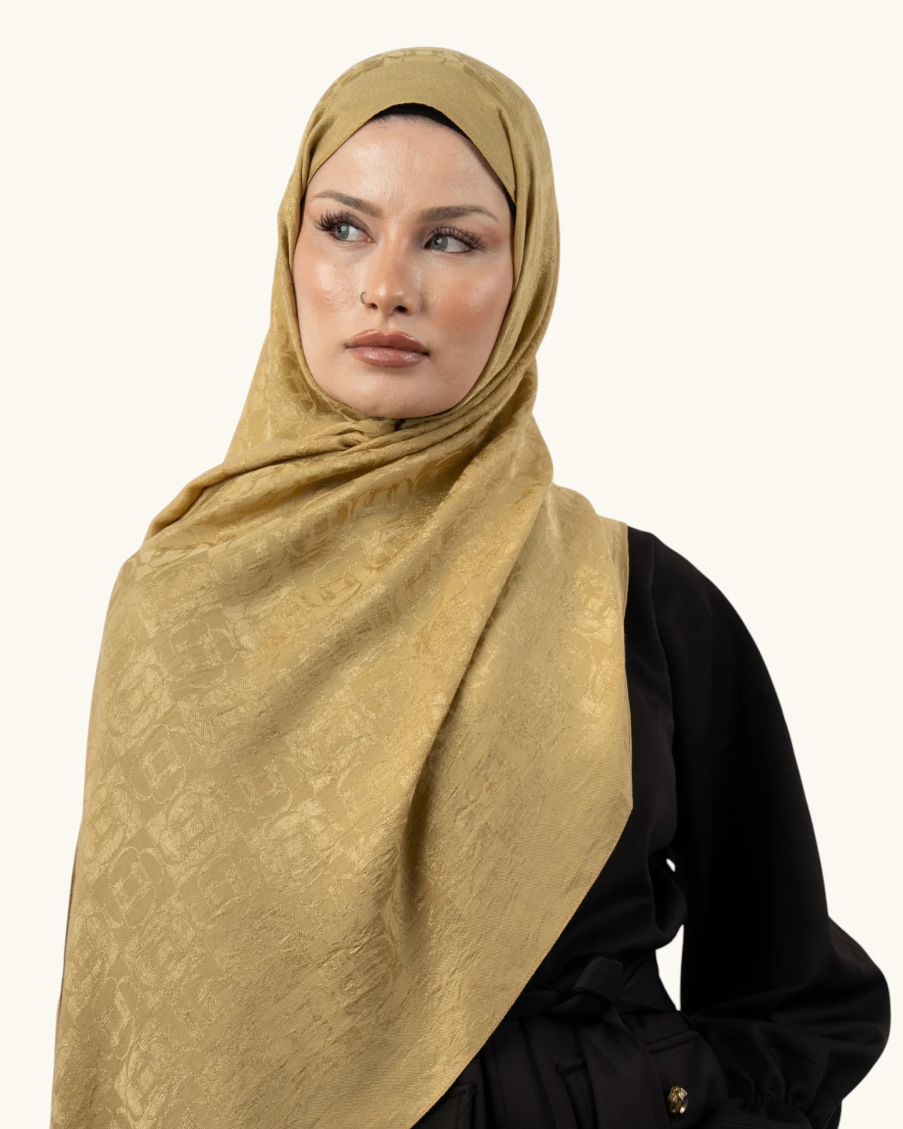 Carell Liora Pamuk Şal Gold