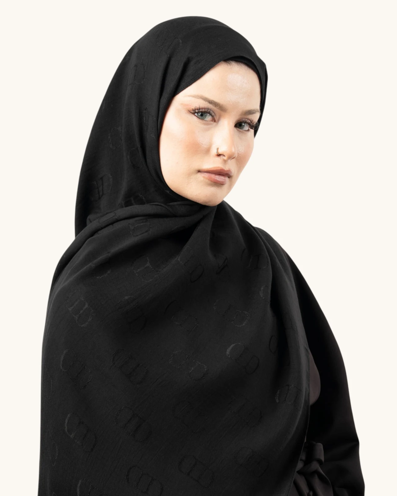 Carell Liora Pamuk Şal Siyah