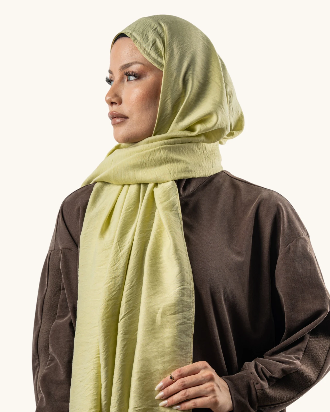 Benetton Siena Lüx Şal Tereyağ