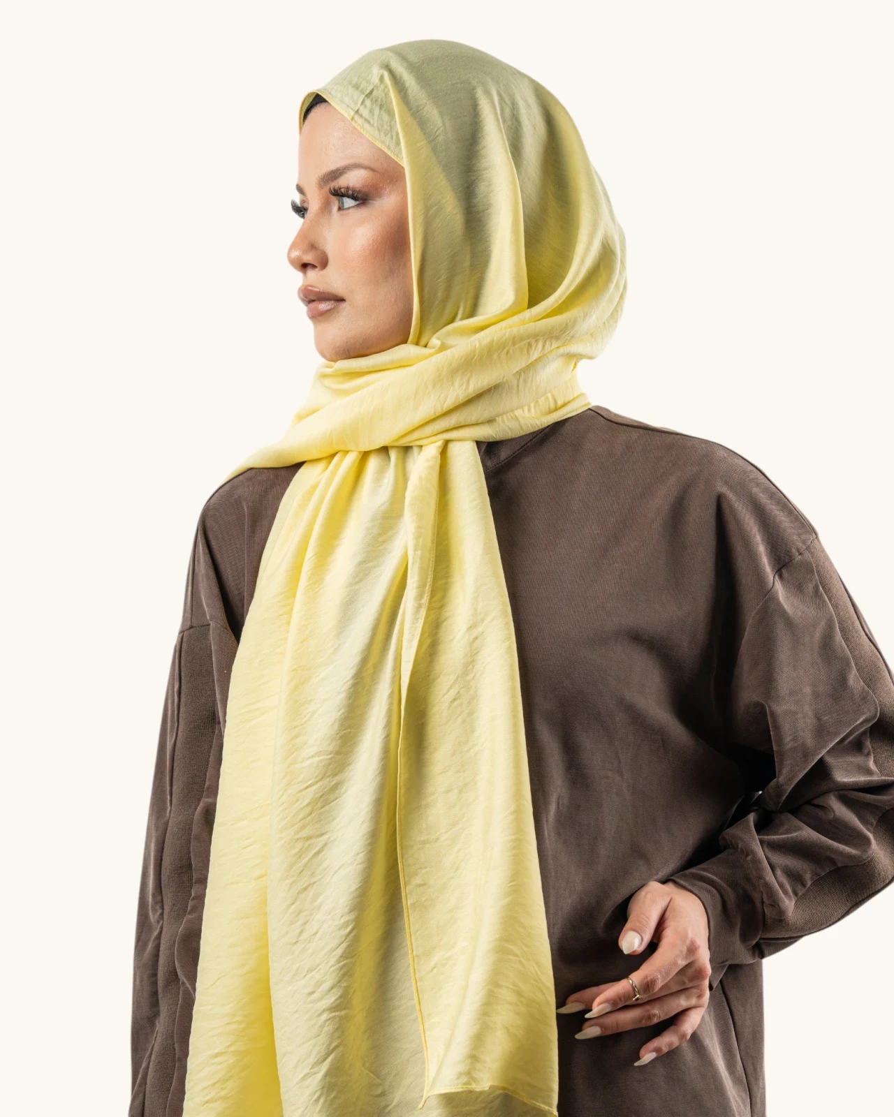 Benetton Siena Lüx Şal Sarı