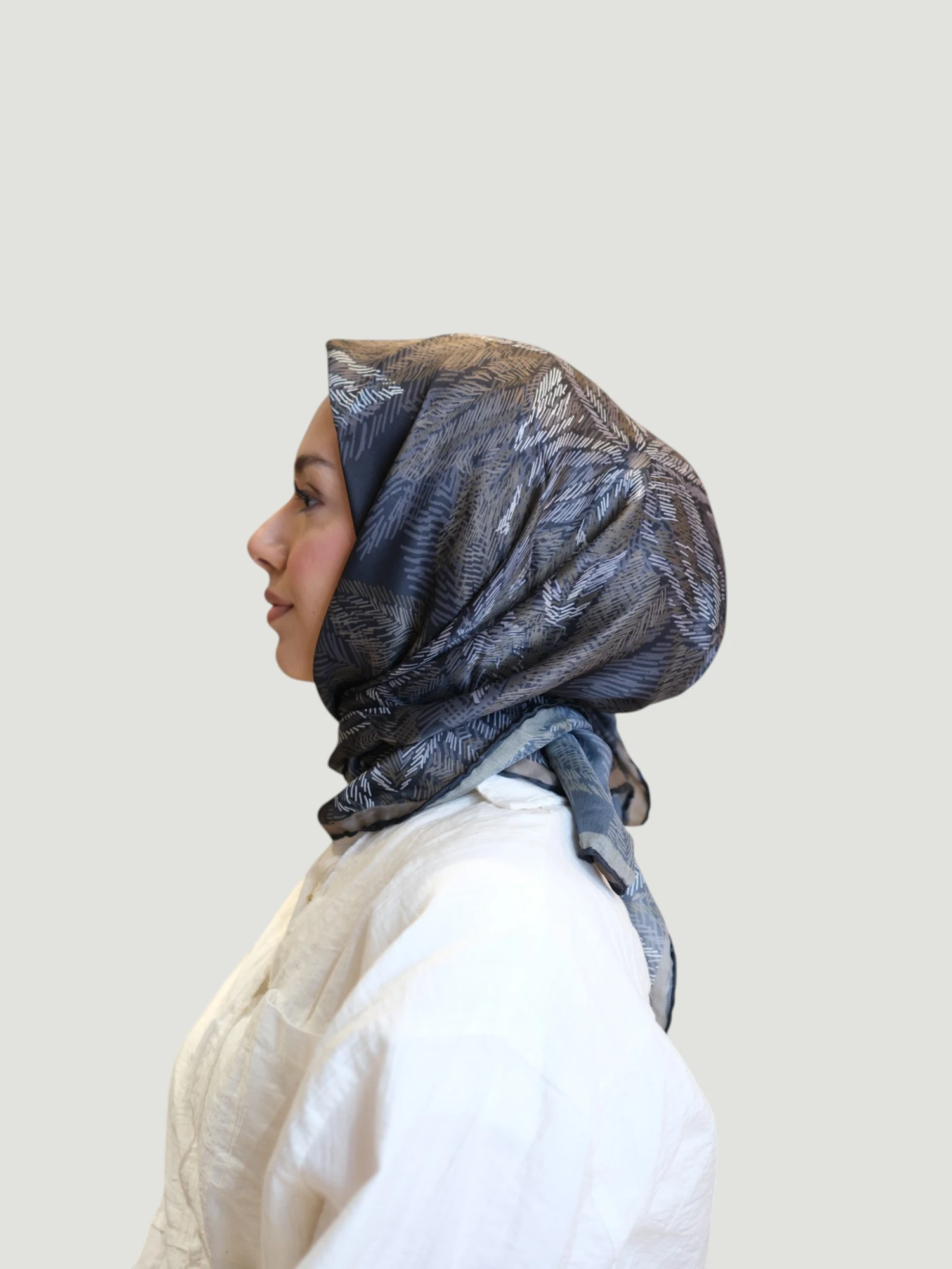 Shawl Secret Loi Silk Eşarp Dark Blue