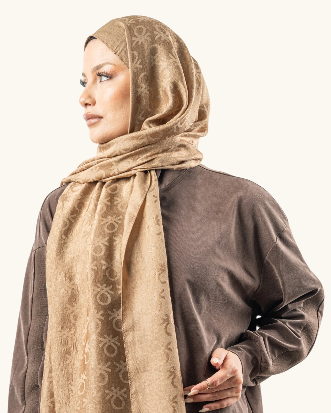 Benetton Lyocell Şal Roma Camel