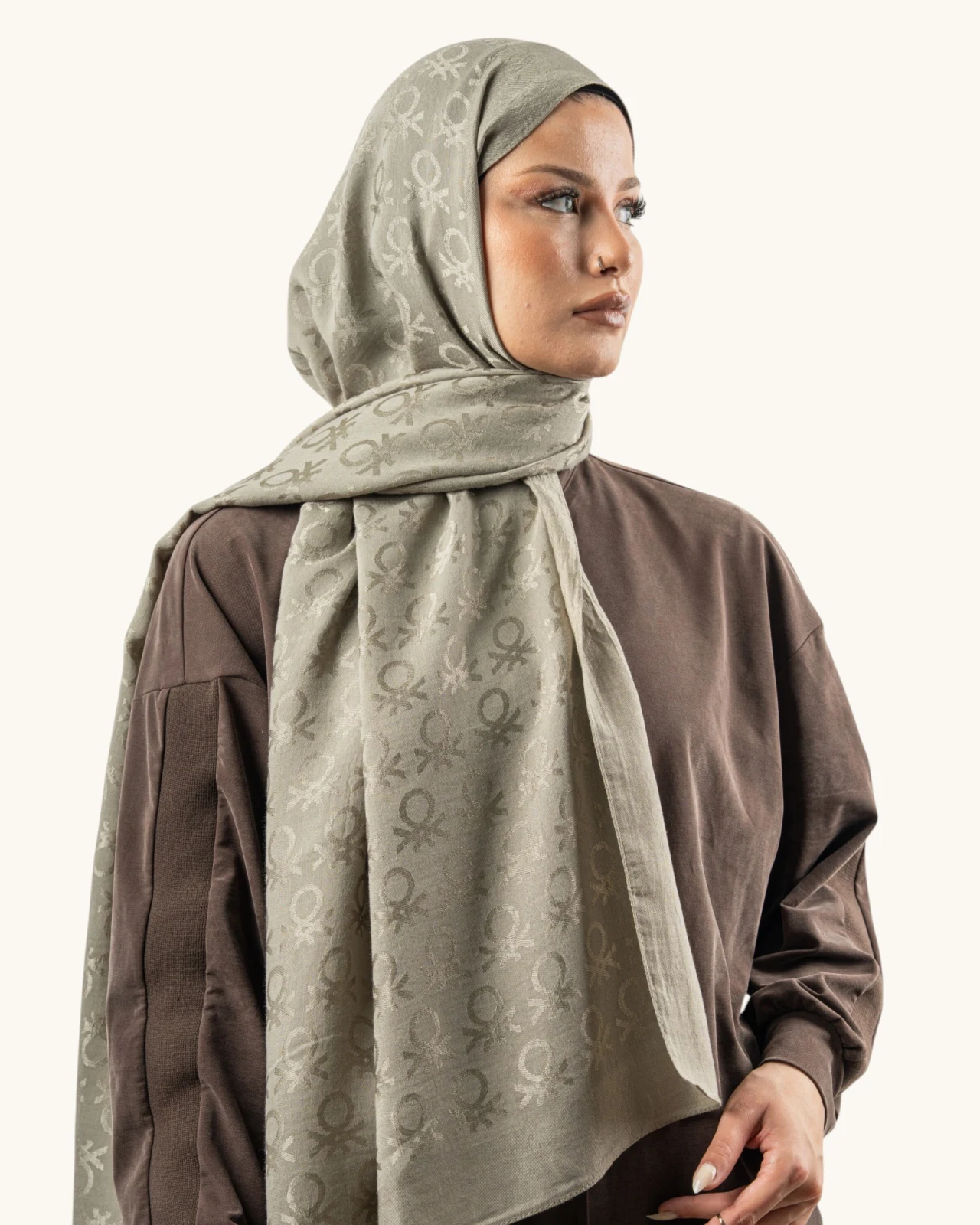 Benetton Lyocell Şal Roma K.Gri
