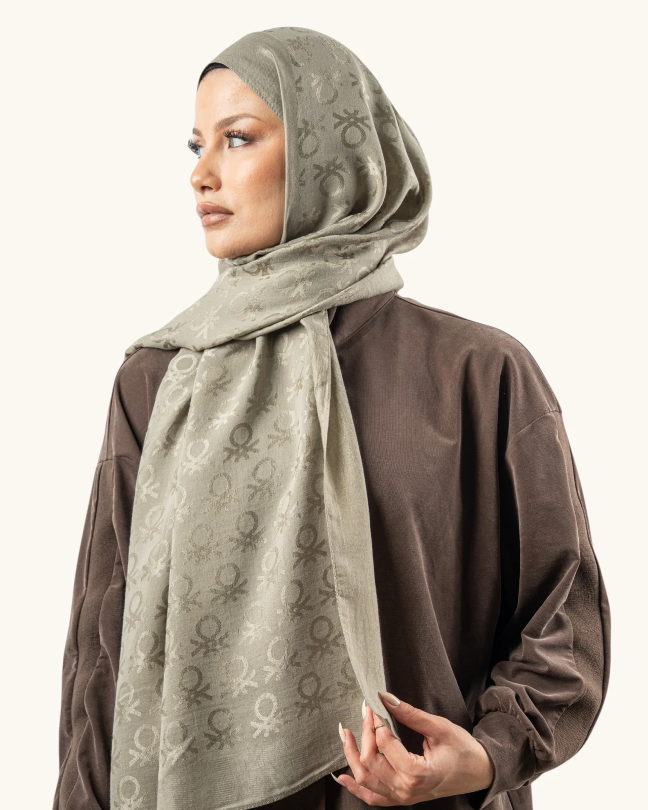 Benetton Lyocell Şal Roma K.Gri