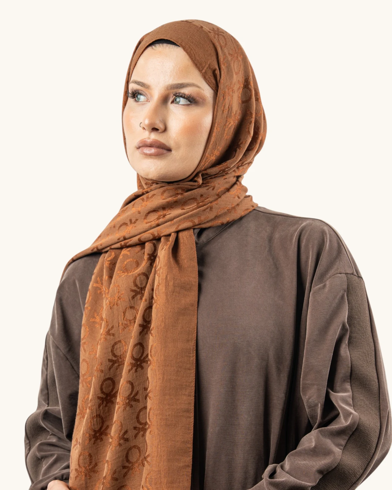Benetton Lyocell Şal Roma Taba