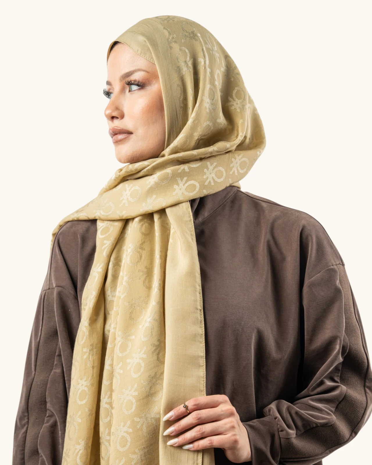 Benetton Lyocell Şal Roma A.Gold