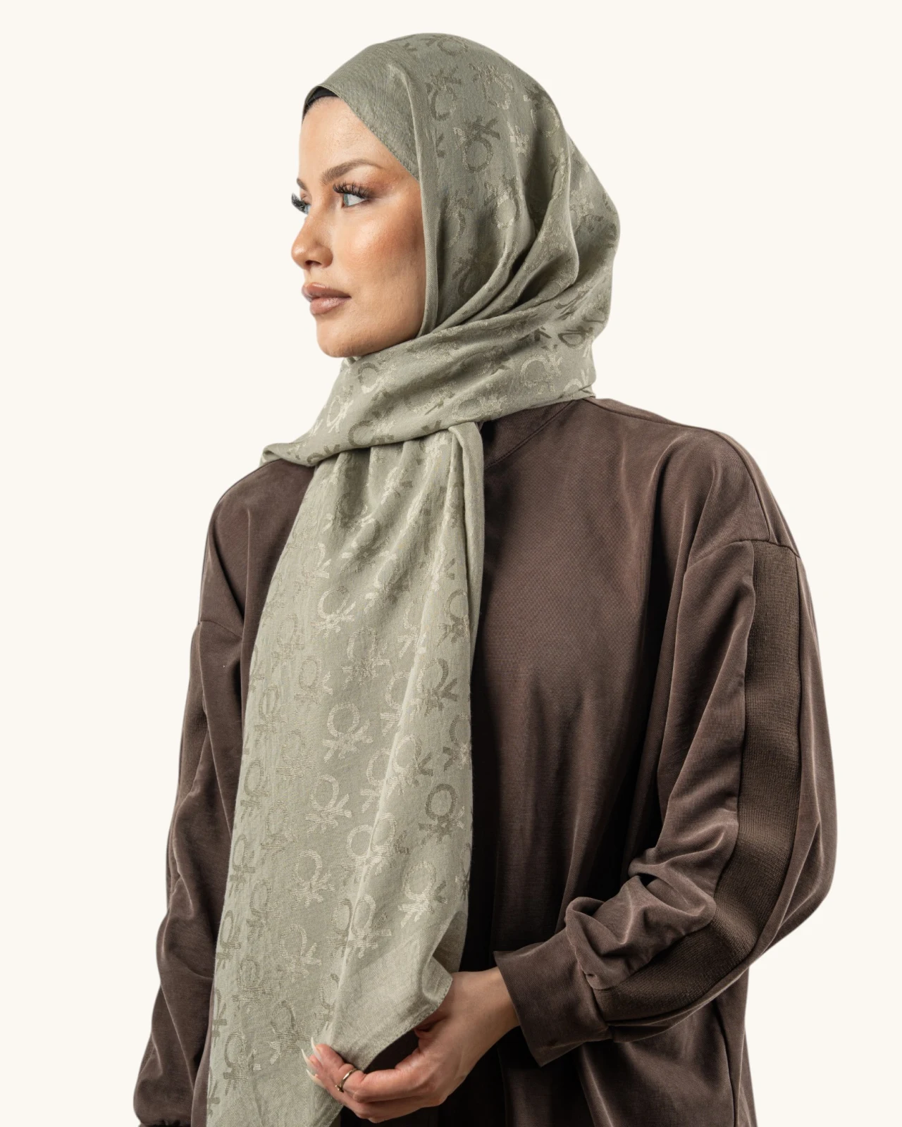 Benetton Lyocell Şal Roma Gri