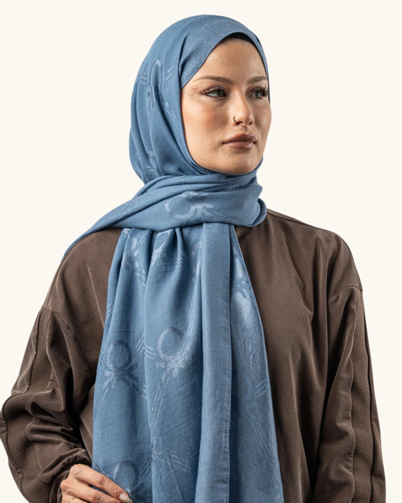Benetton Lyocell Şal Milano İndigo