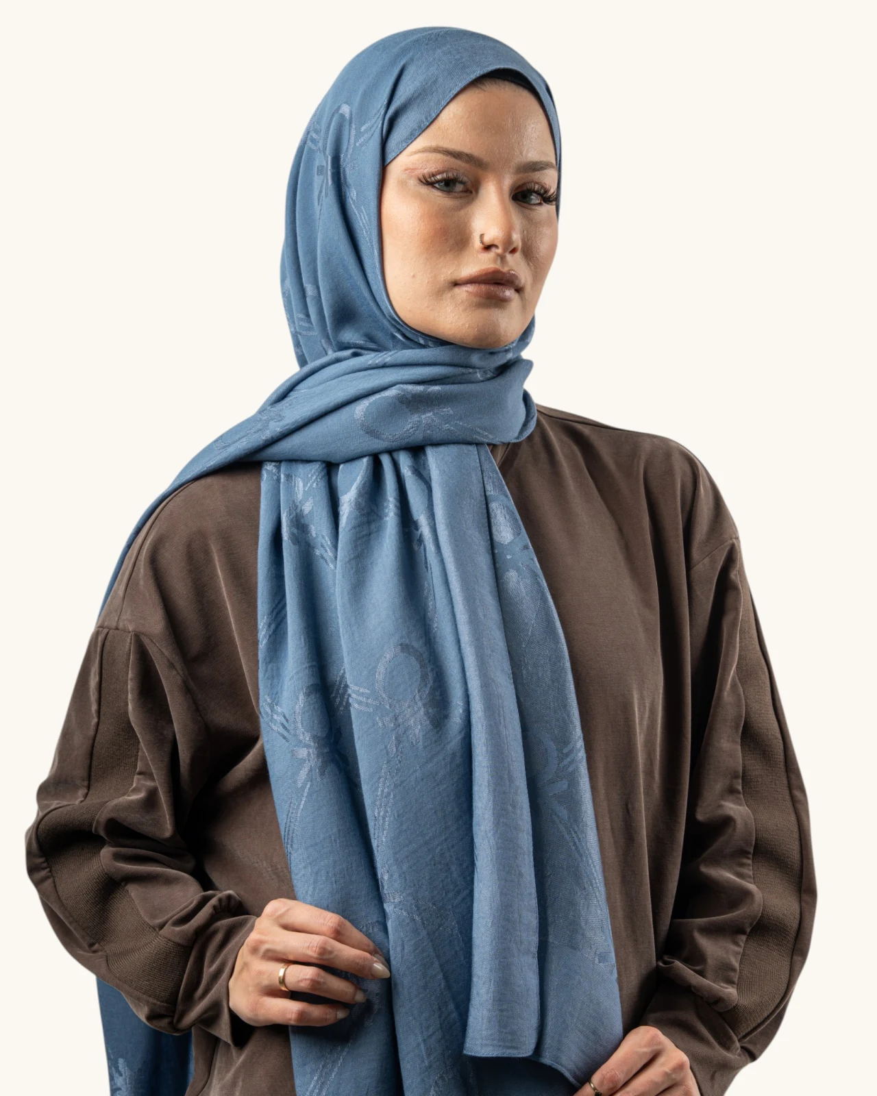 Benetton Lyocell Şal Milano İndigo