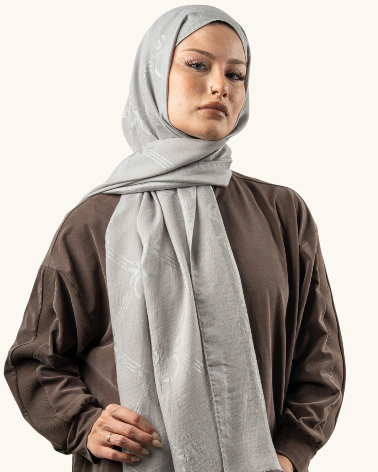 Benetton Lyocell Şal Milano A.Gri
