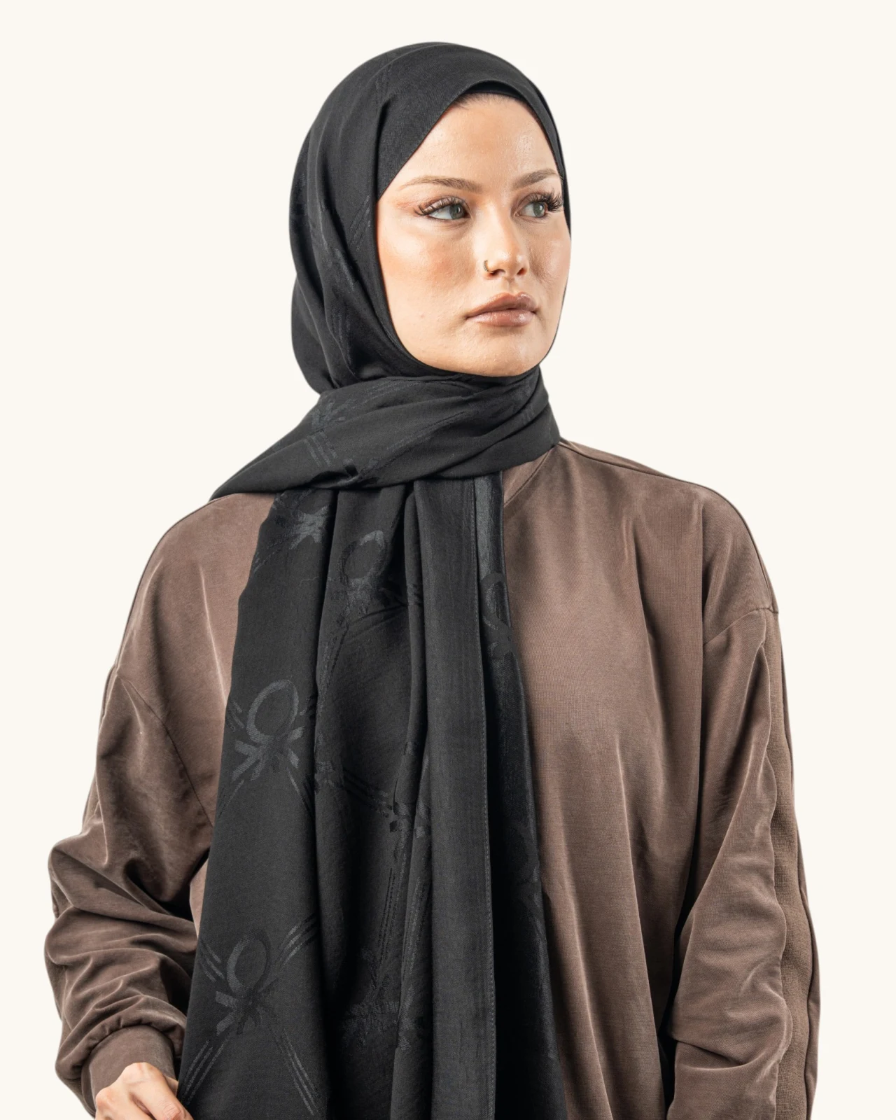 Benetton Lyocell Şal Milano Siyah