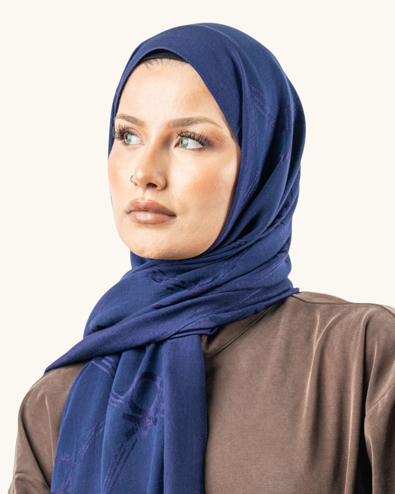 Benetton Lyocell Şal Milano Lacivert