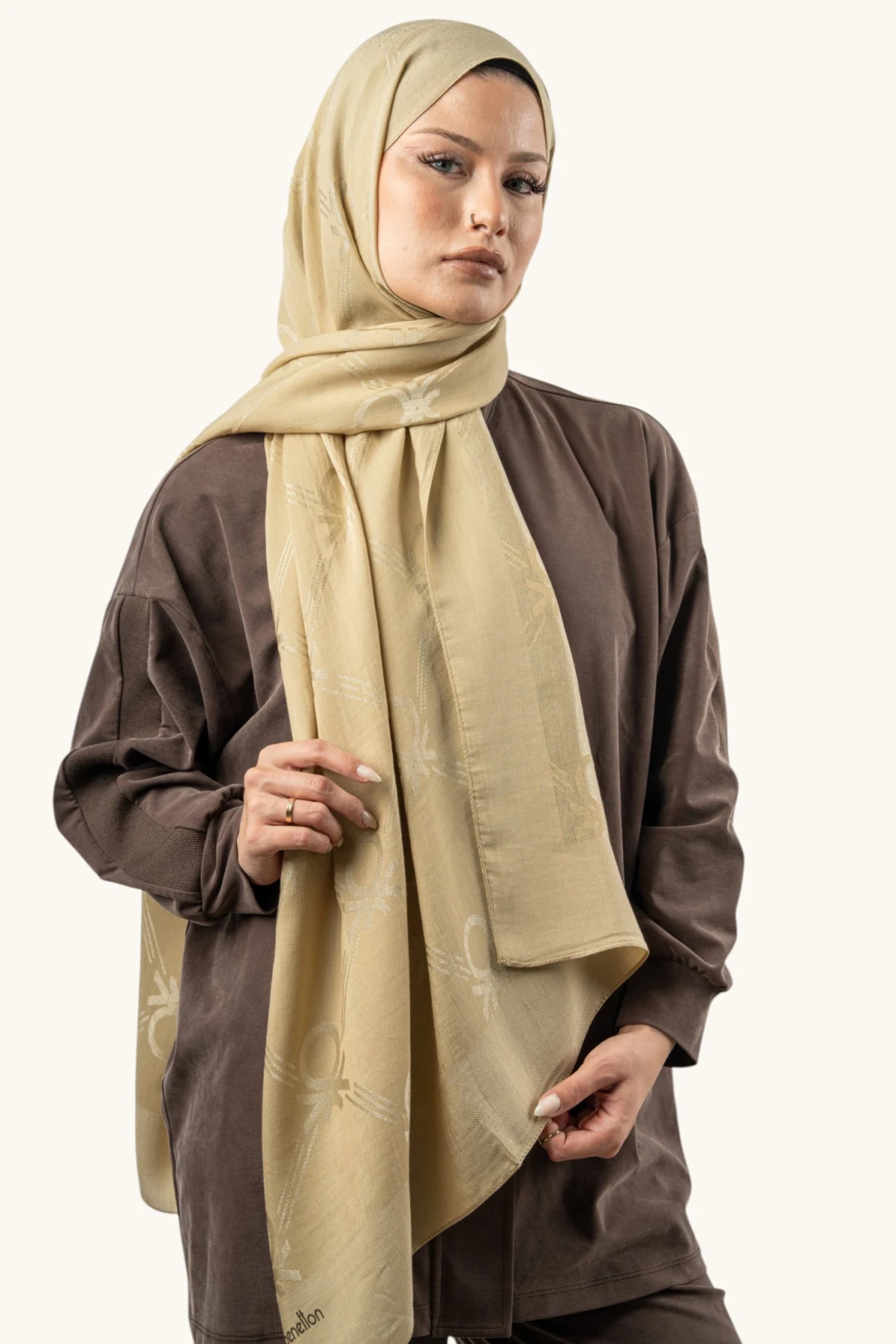 Benetton Lyocell Şal Milano A.Gold