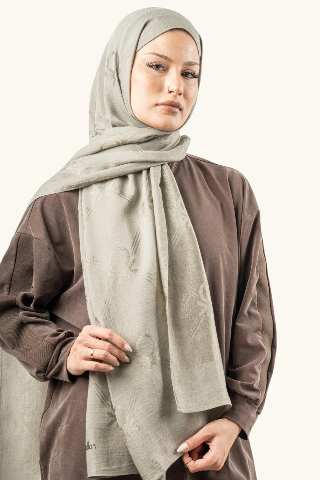 Benetton Lyocell Şal Milano K.Gri