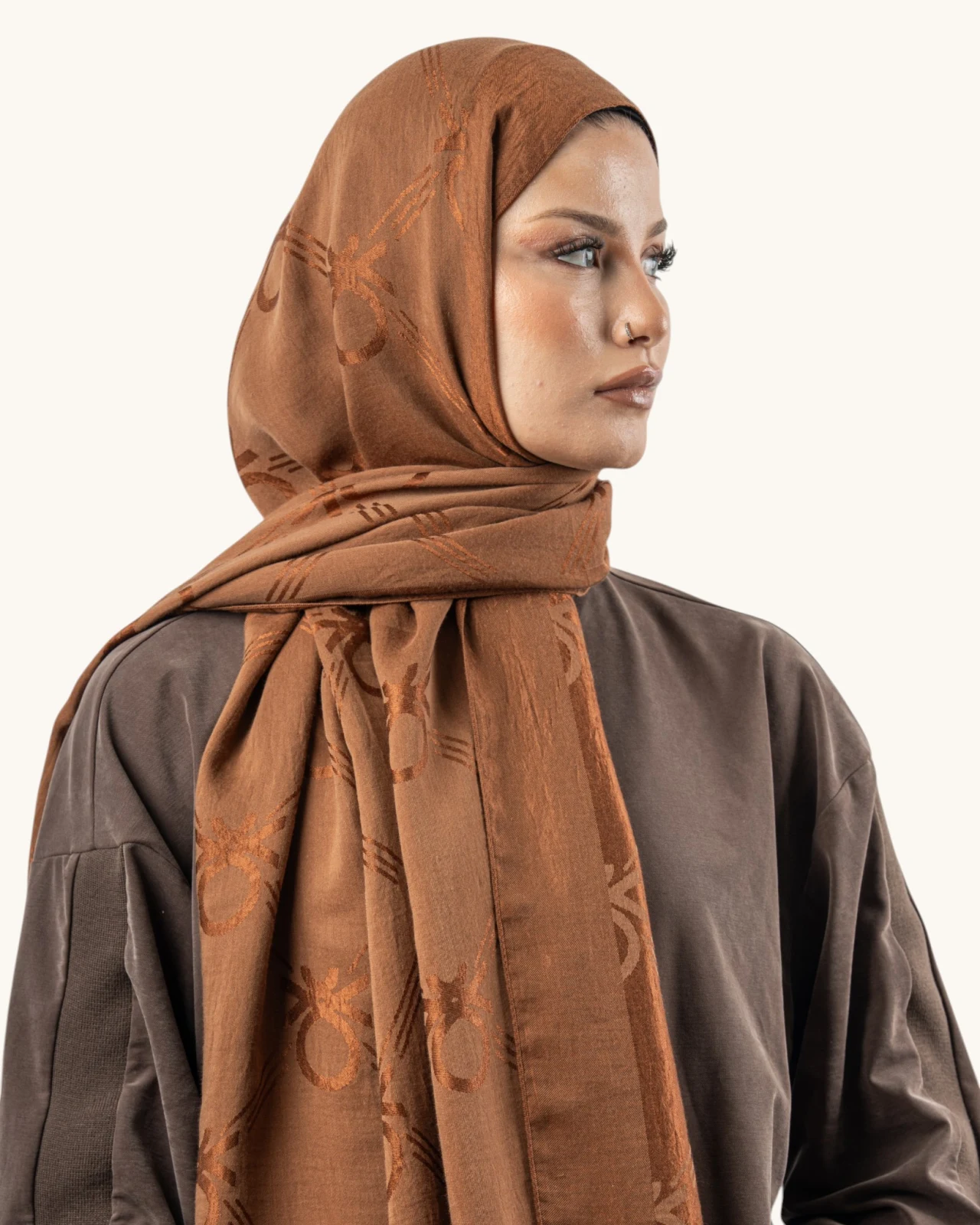 Benetton Lyocell Şal Milano Taba