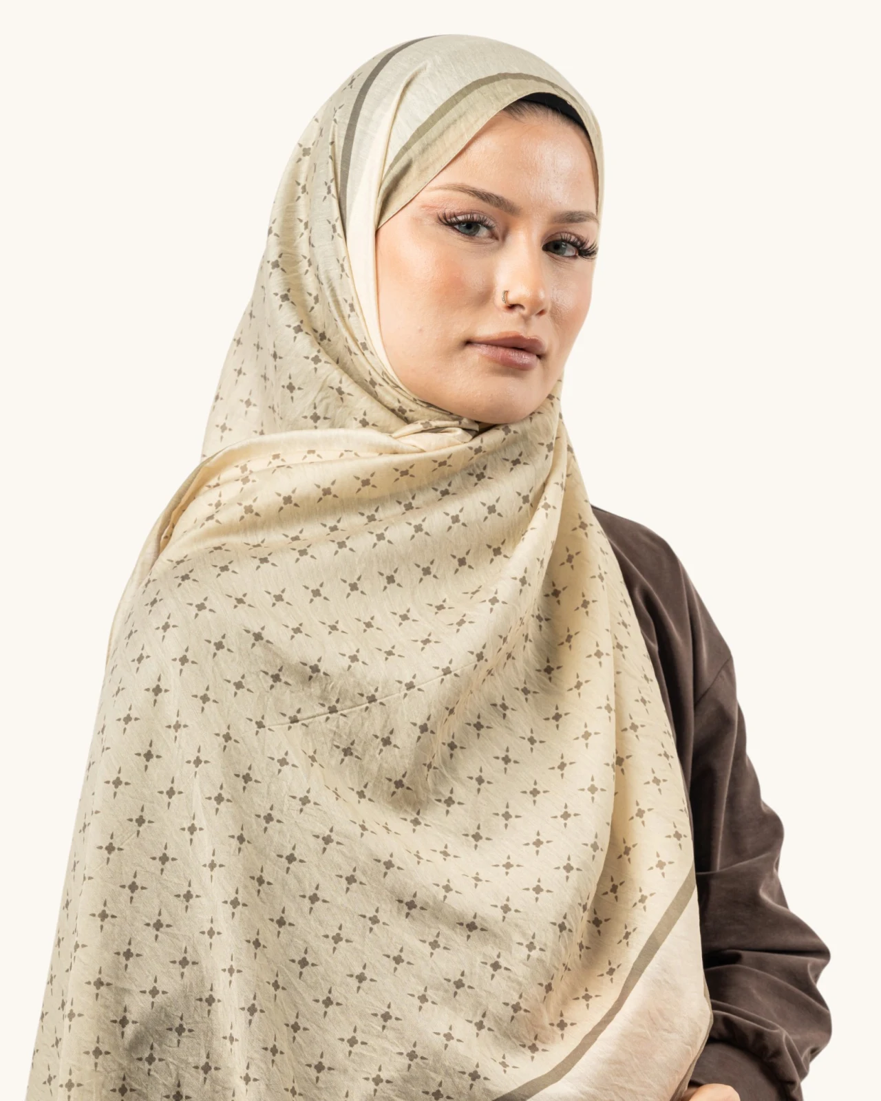 Benetton Fiore Lüx Şal Bej