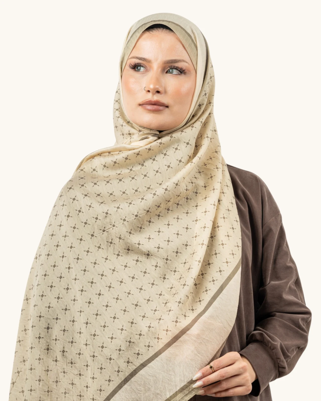 Benetton Fiore Lüx Şal Bej