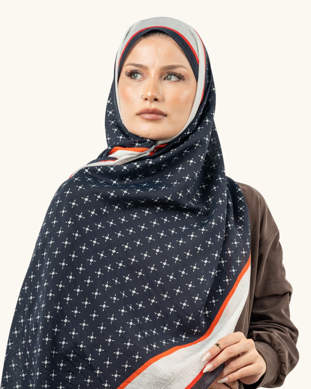 Benetton Fiore Şal K.Siyah